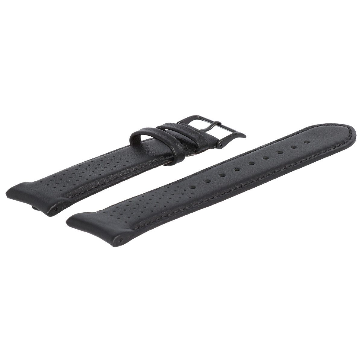 BOSS Uhrenarmband 22mm Leder Schwarz 659302762 günstig online kaufen