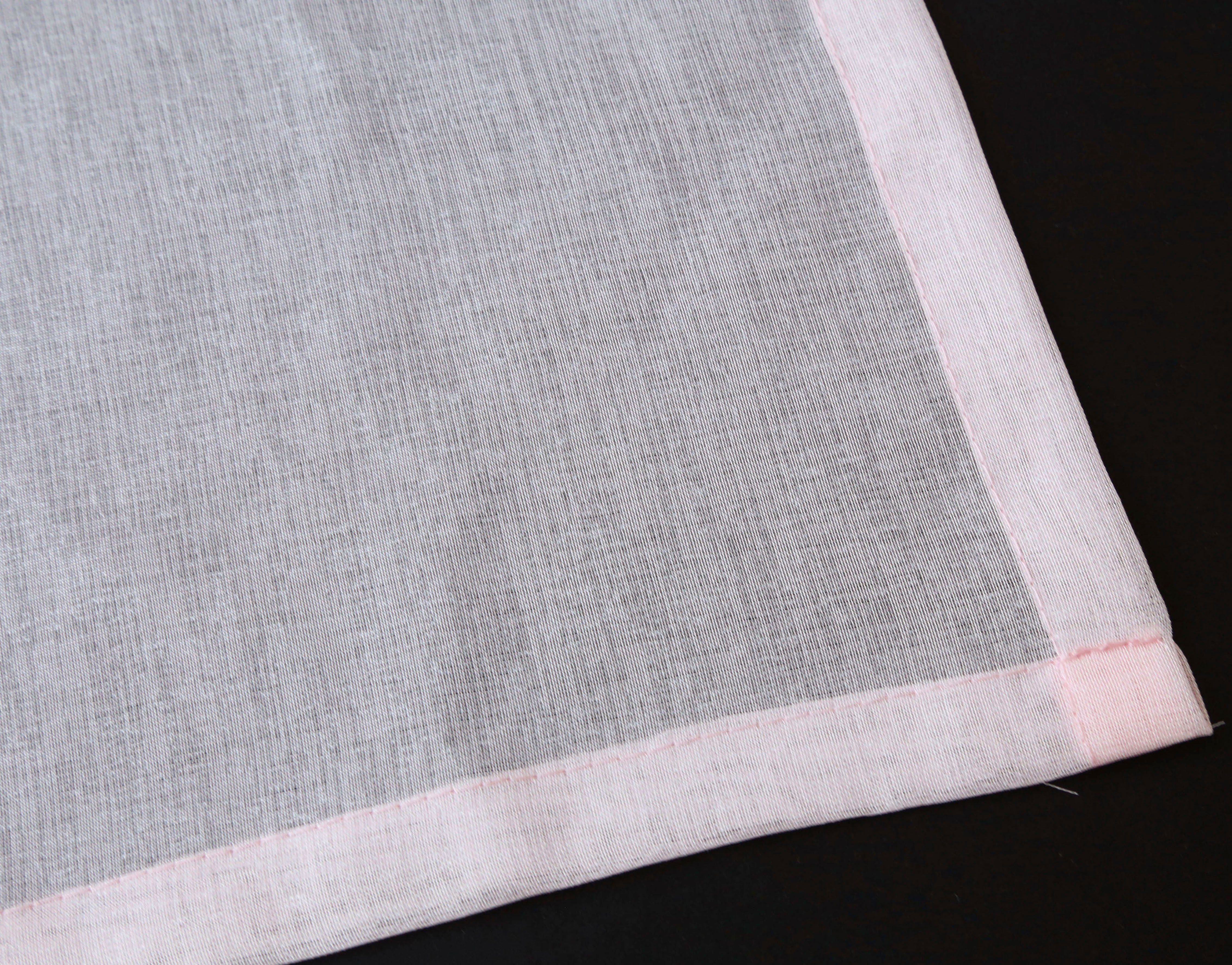 Gardine Dolly, my gewebt (1 rosé transparent, Multifunktionsband home, transparent, St), glatt, Polyester