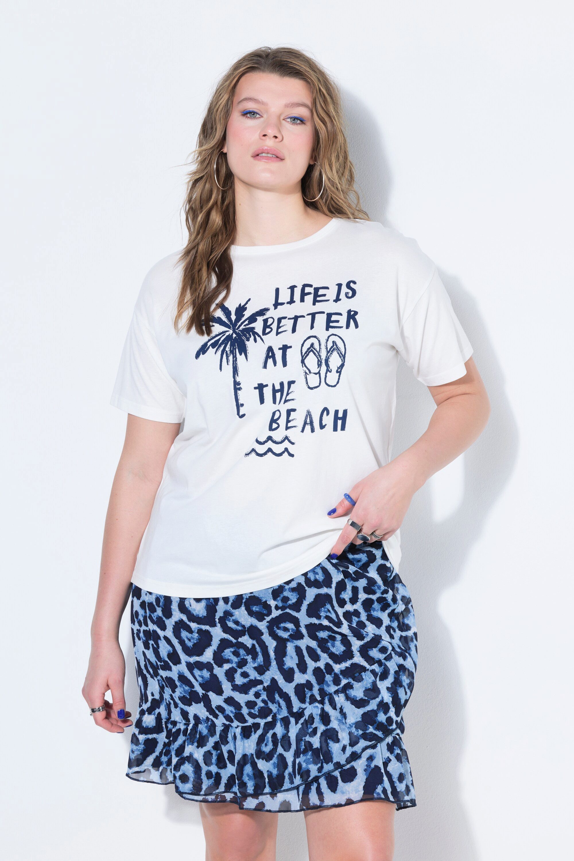 Studio Untold T-Shirt T-Shirt oversized Vacay-Motiv