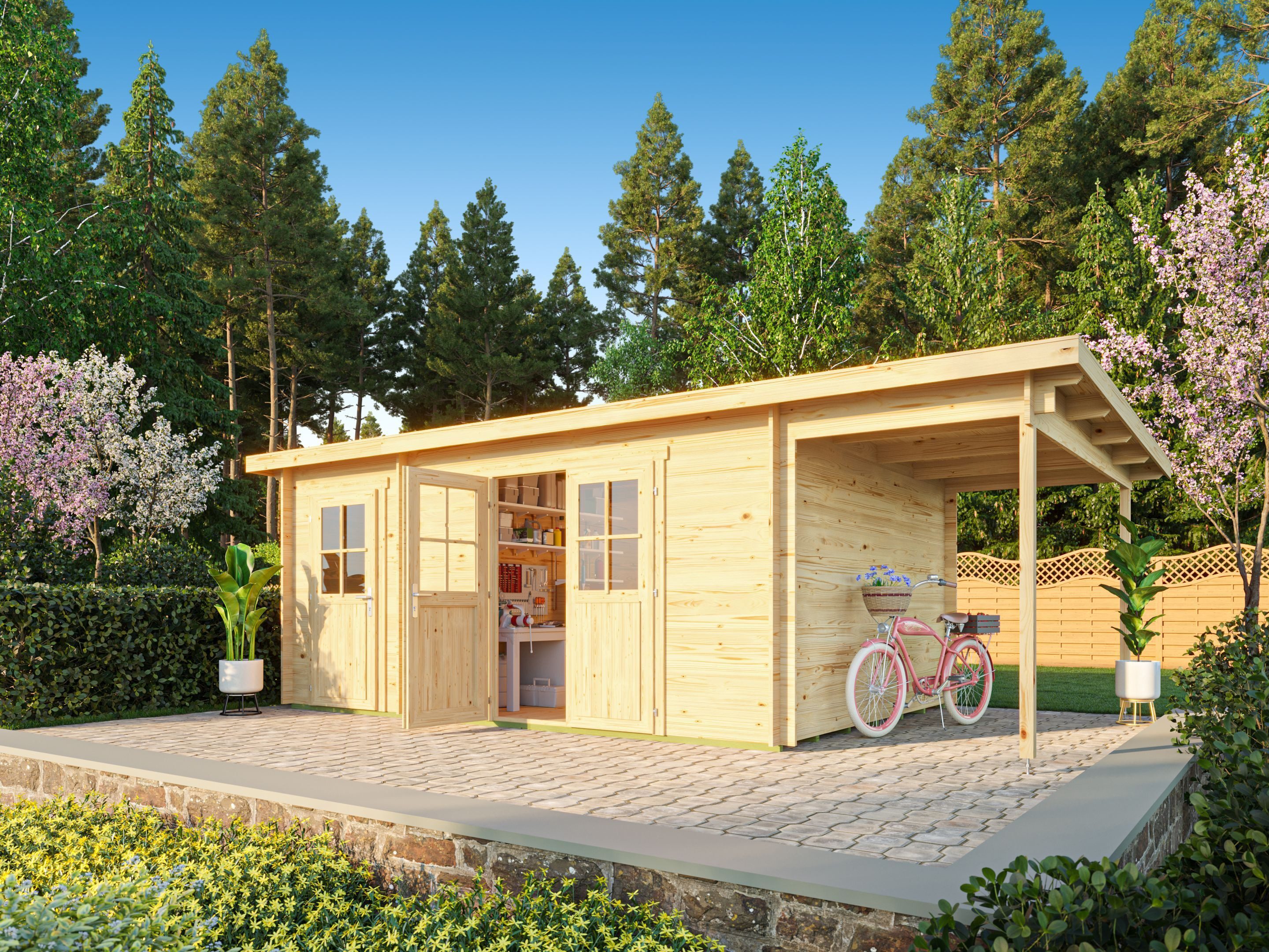 Fjordholz Gartenhaus Ezra 5I