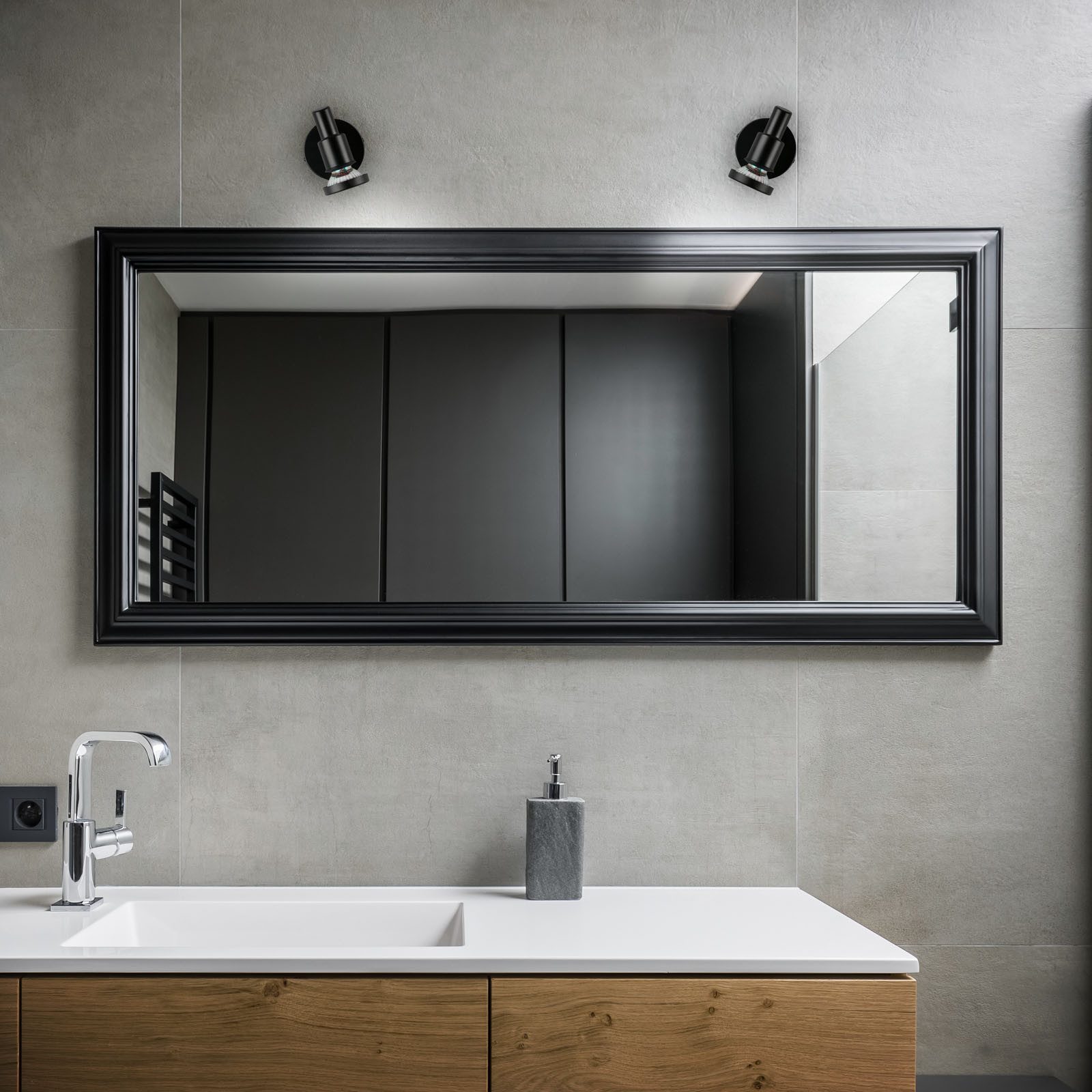 Briloner Leuchten Deckenspot LED Deckenspot Extra-Warmweiß schwenkbar GU10, LED wechselbar, 2700K - Extra - Warmweiß, 1-flammig, schwenkbar, IP44, schwarz, GU10