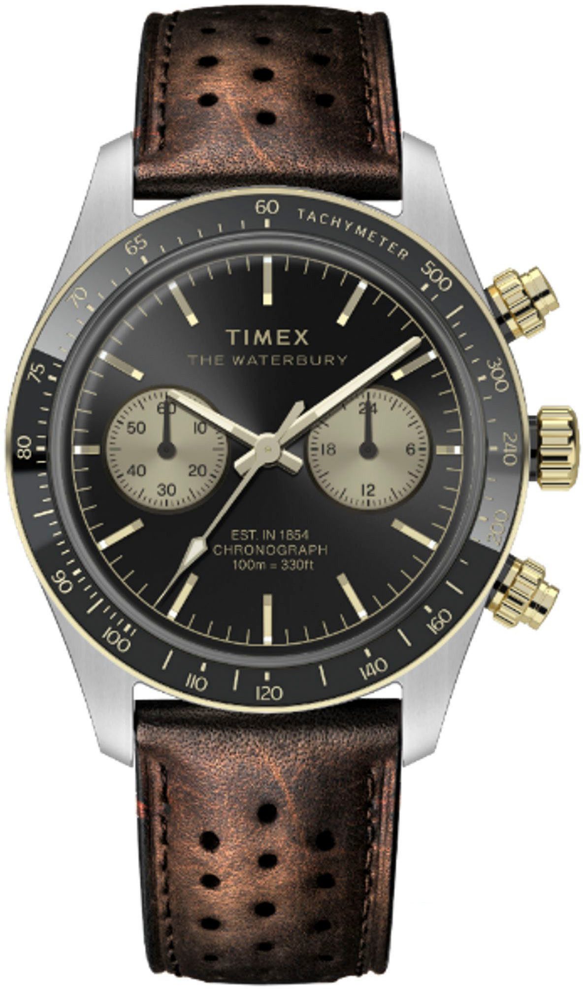 Timex Chronograph WATERBURY HERITAGE TW2Y24100AJ, Quarzuhr, Armbanduhr, Her günstig online kaufen