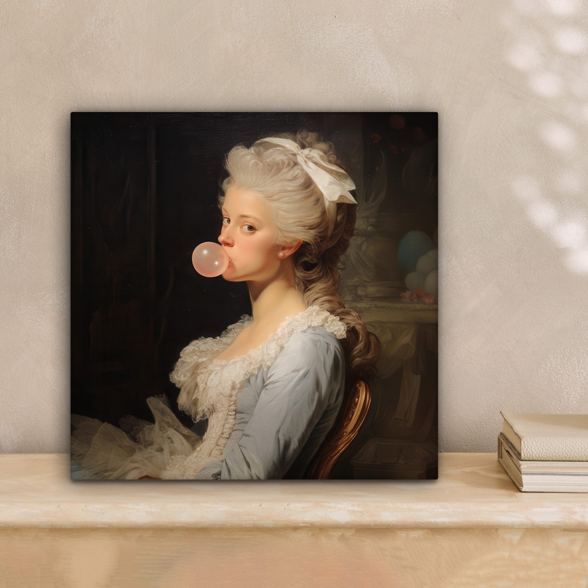 OneMillionCanvasses® Leinwandbild Frau - Barockes Kleid günstig online kaufen