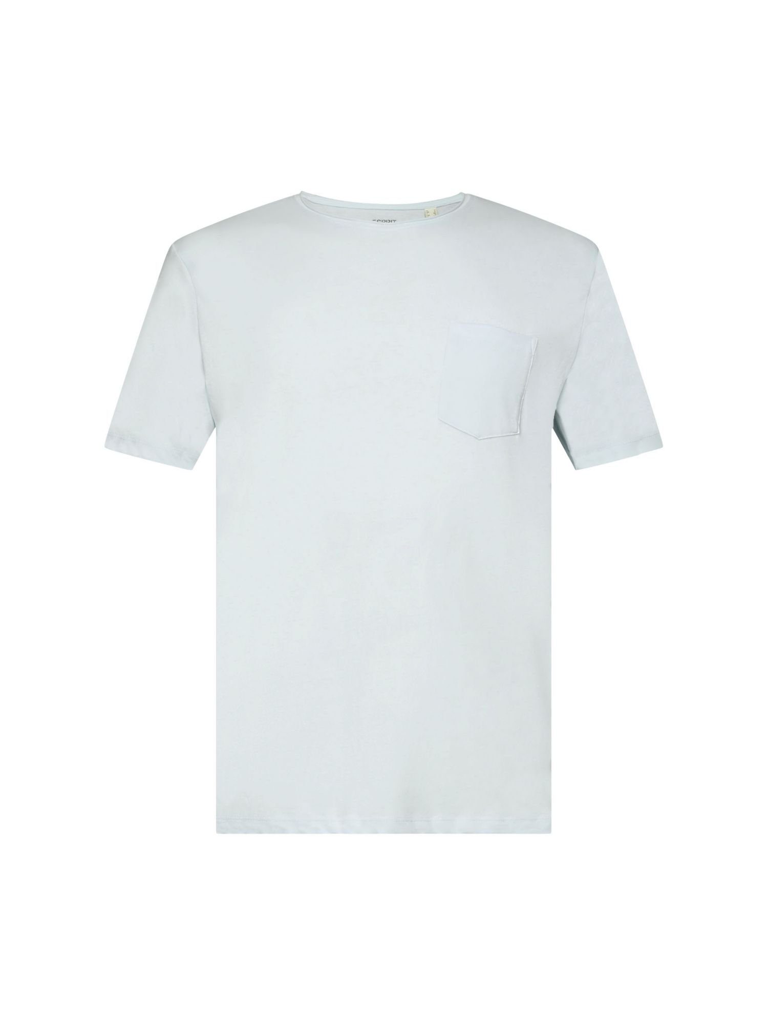 edc by Esprit T-Shirt Recycelt: meliertes Jersey-T-Shirt (1-tlg) LIGHT AQUA GREEN