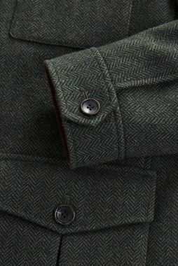 Next Kurzmantel Mantel mit vier Taschen und Trichterkragen (1-tlg)