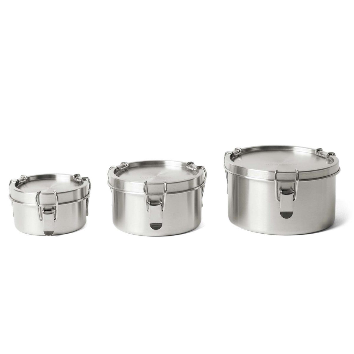 ECO Brotbox Lunchbox Brotbox Bao Bowls+ 3er Set Edelstahl Brotdose, Edelstahl
