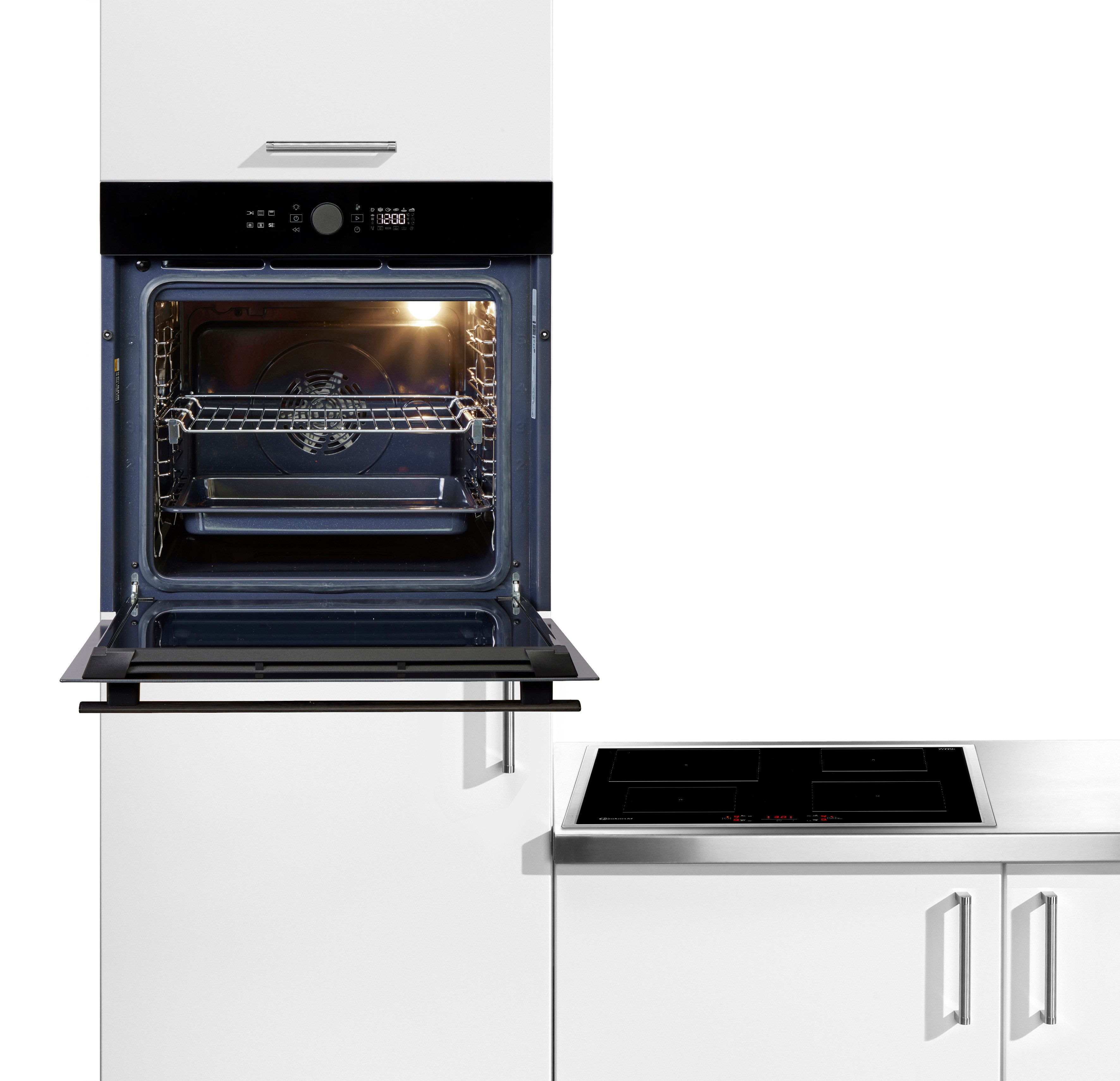 BAUKNECHT Backofen-Set BAKO 900 Airfry, mit Teilauszug, AirFry-Funktion – die gesündere Alternative zur Fritteuse