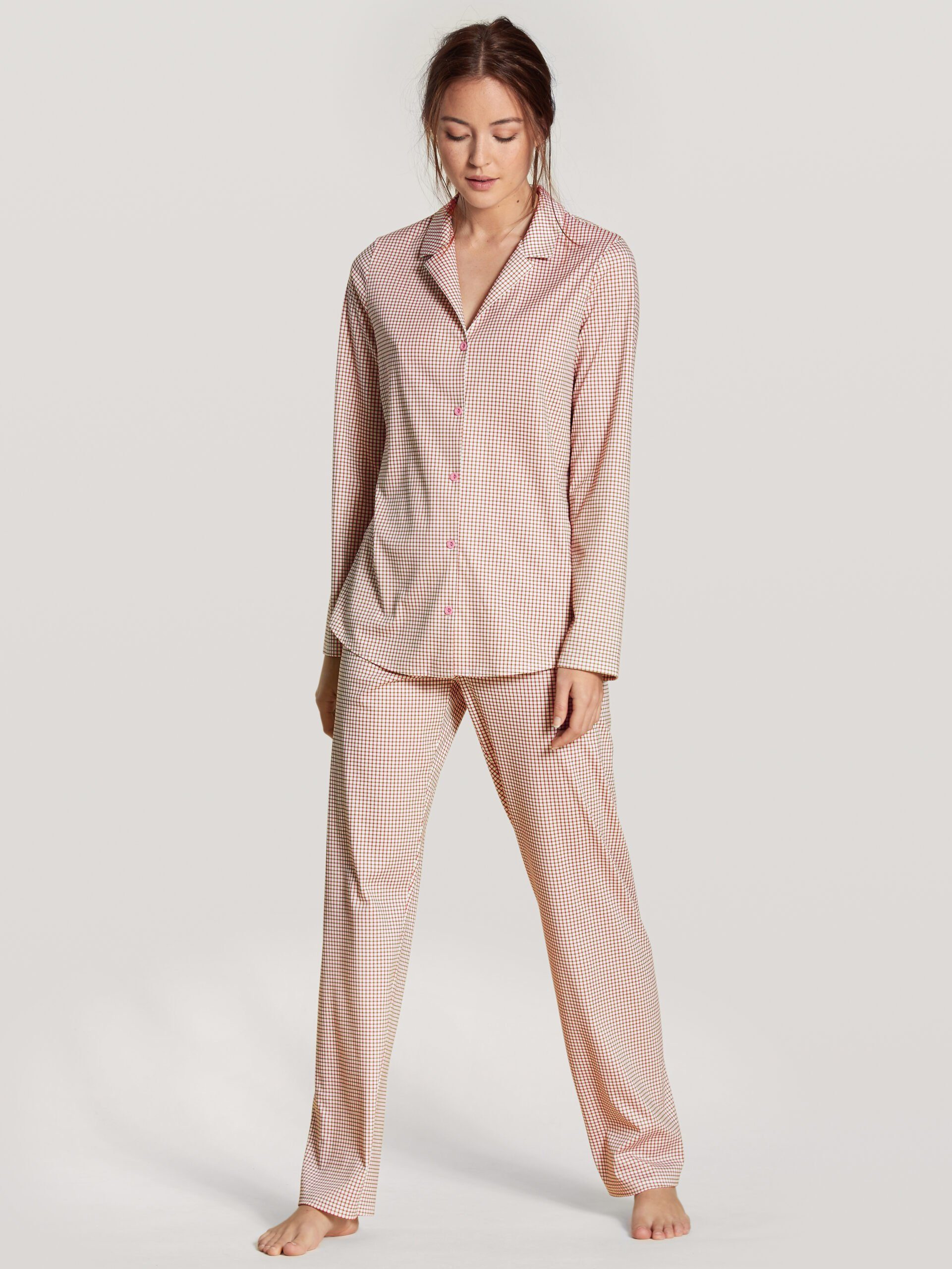 CALIDA Pyjama Calida Damen Pyjama 44494 italian rose (1 Stück, 1 tlg., 1 Stück) | Pyjama-Sets