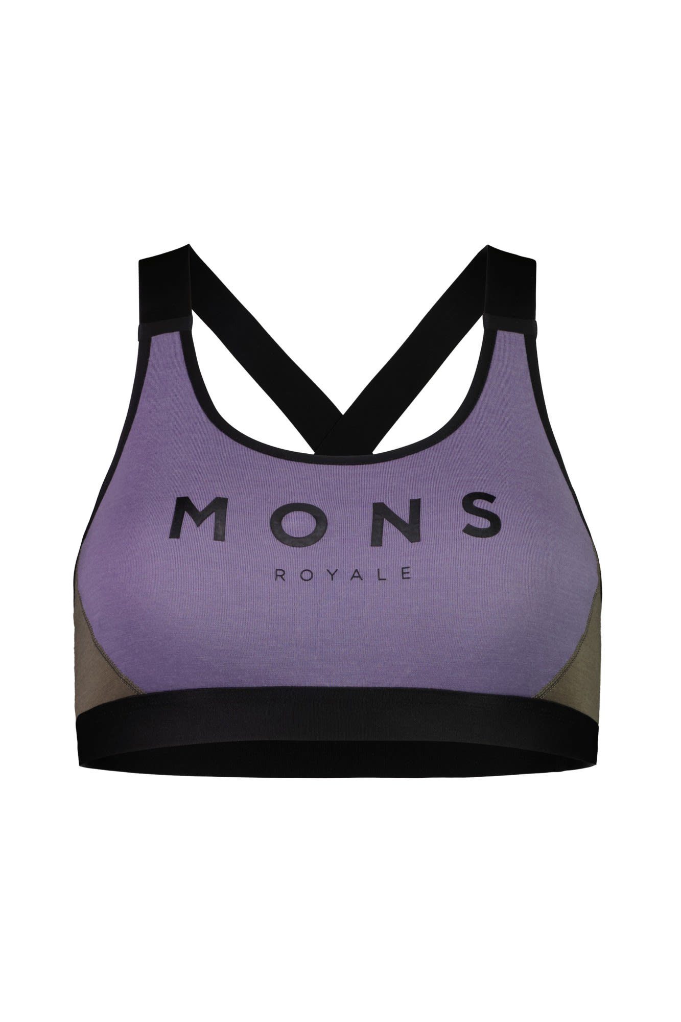 Mons Royale Sport-BH Thistle X-back Mons W Damen - Bra Walnut Sport-BH Royale Stella