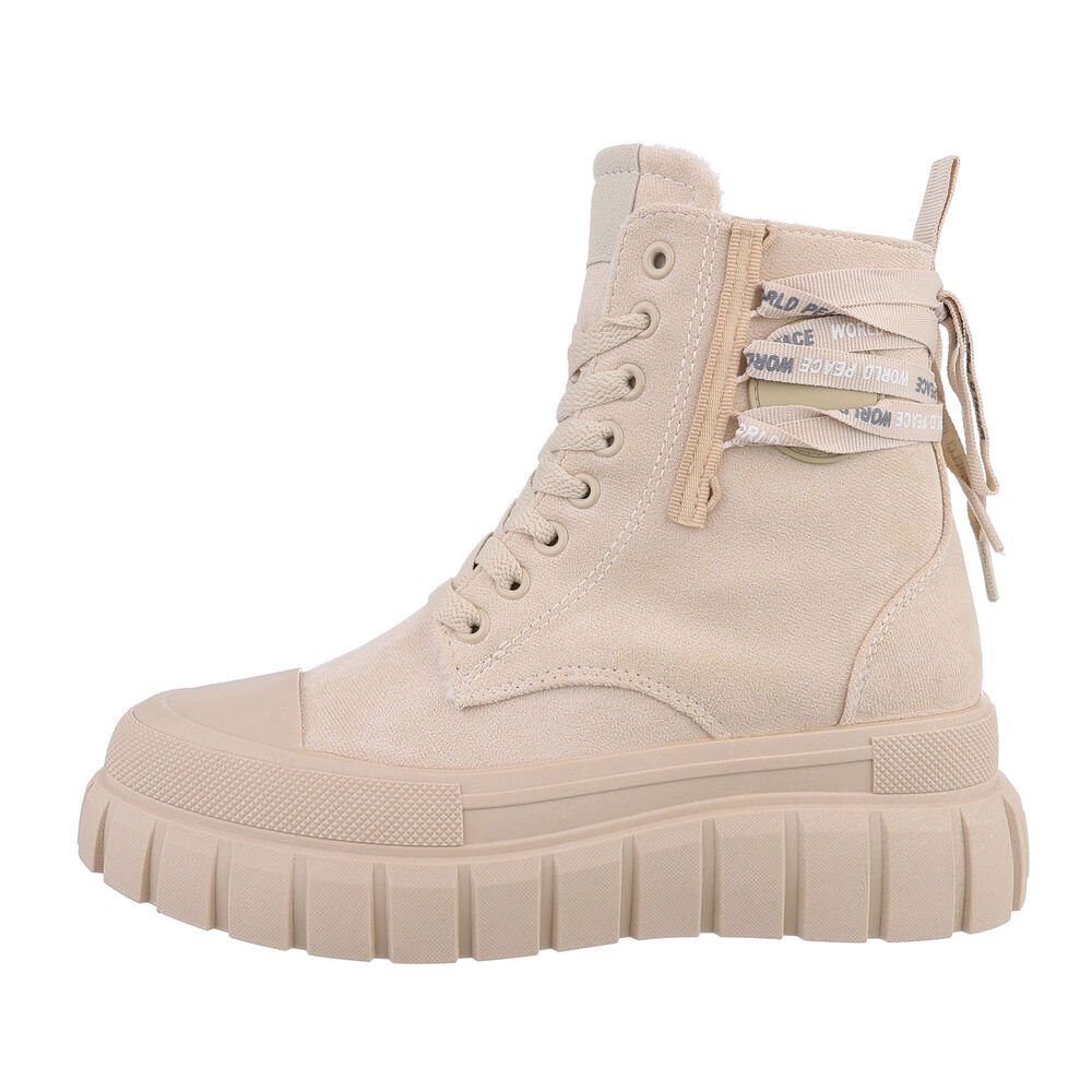 Damen High-Top Freizeit Sneakerboots
