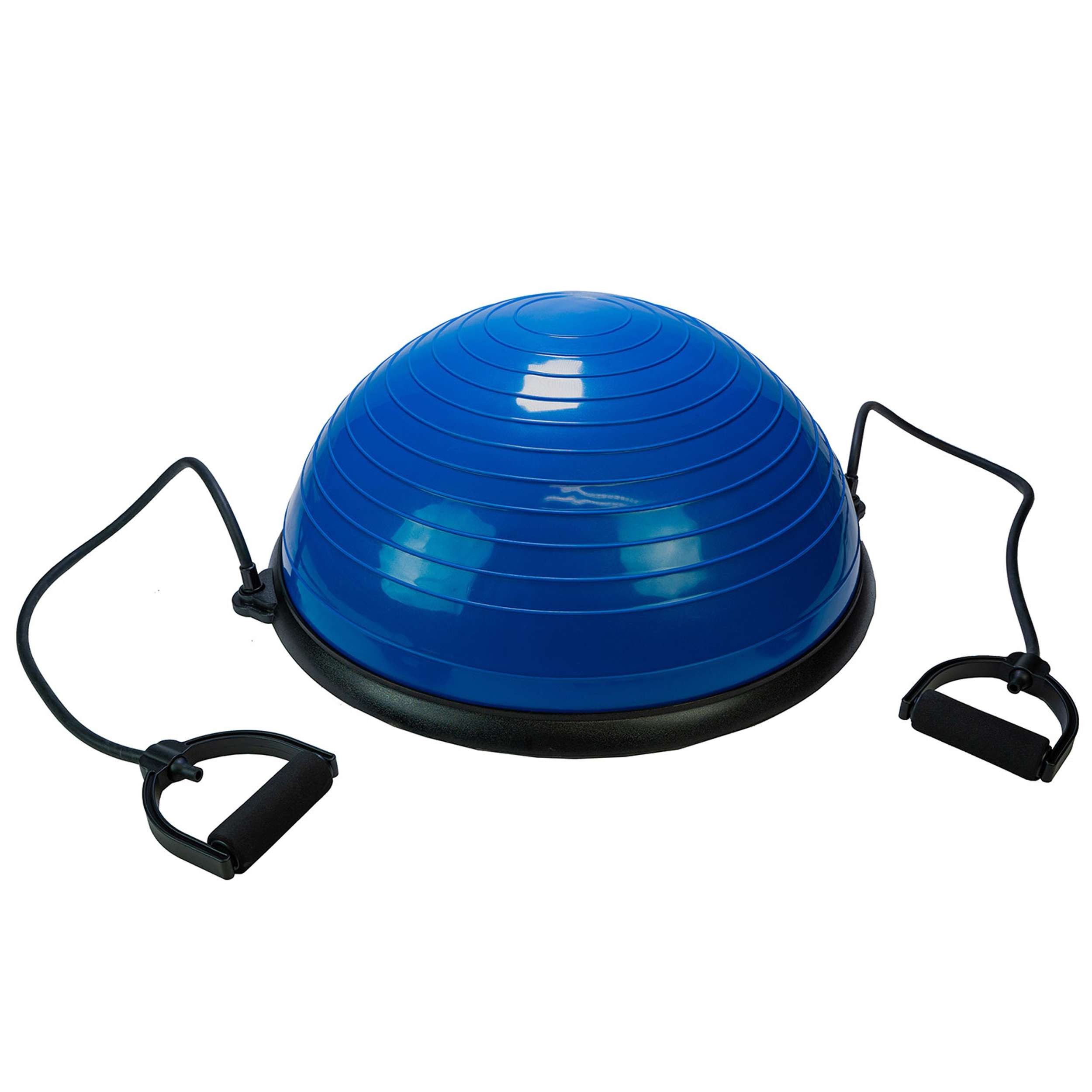 Tunturi Balanceboard Balancetrainer mit Griffen - Halbkugelball für Gleichgewicht
