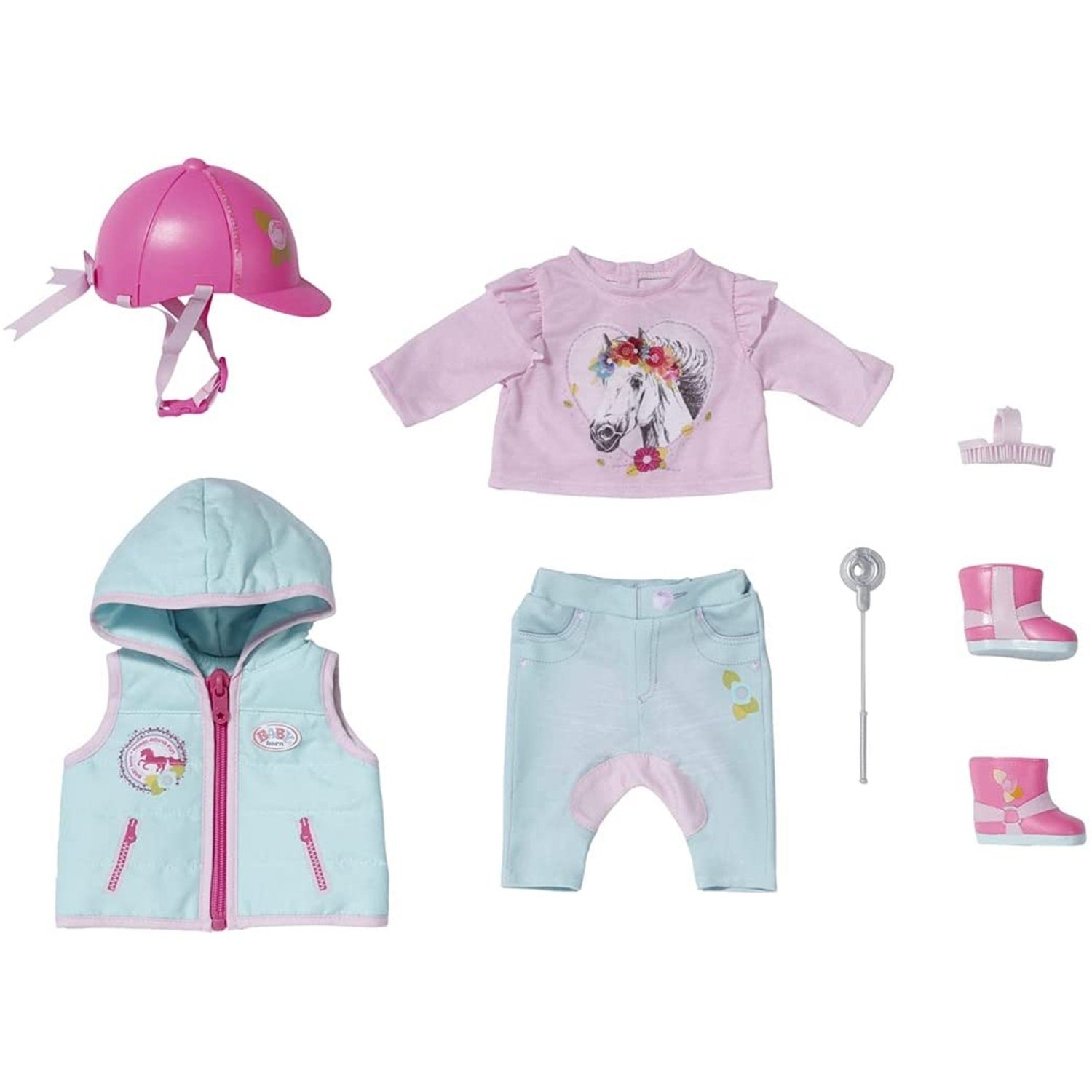 Zapf Creation® Puppenkleidung 831175 BABY born Deluxe Reitoutfit günstig online kaufen