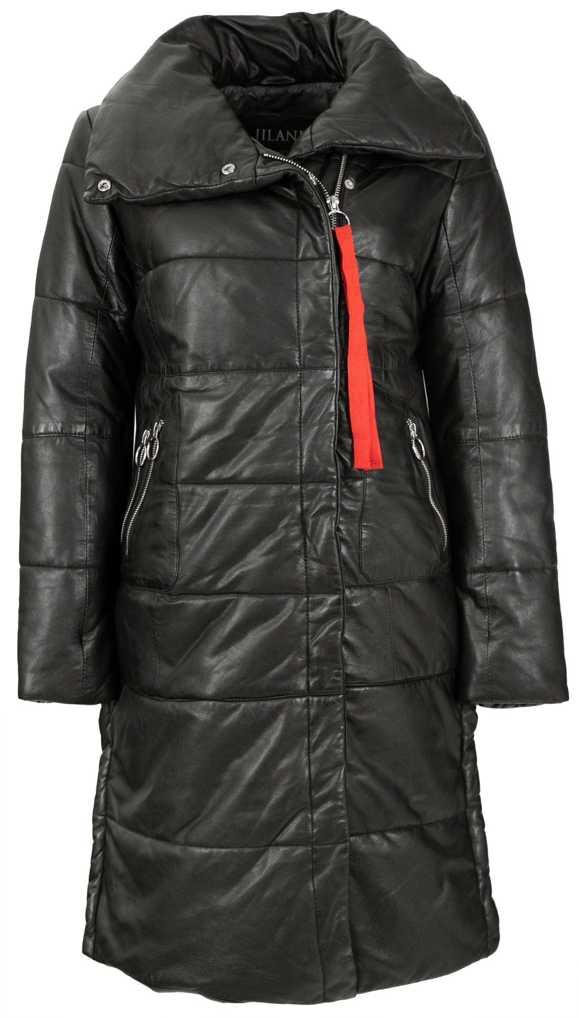 Jilani Lederjacke Sorel Jilani - Damen Ledermantel Steppmantel Lammnappa sc günstig online kaufen