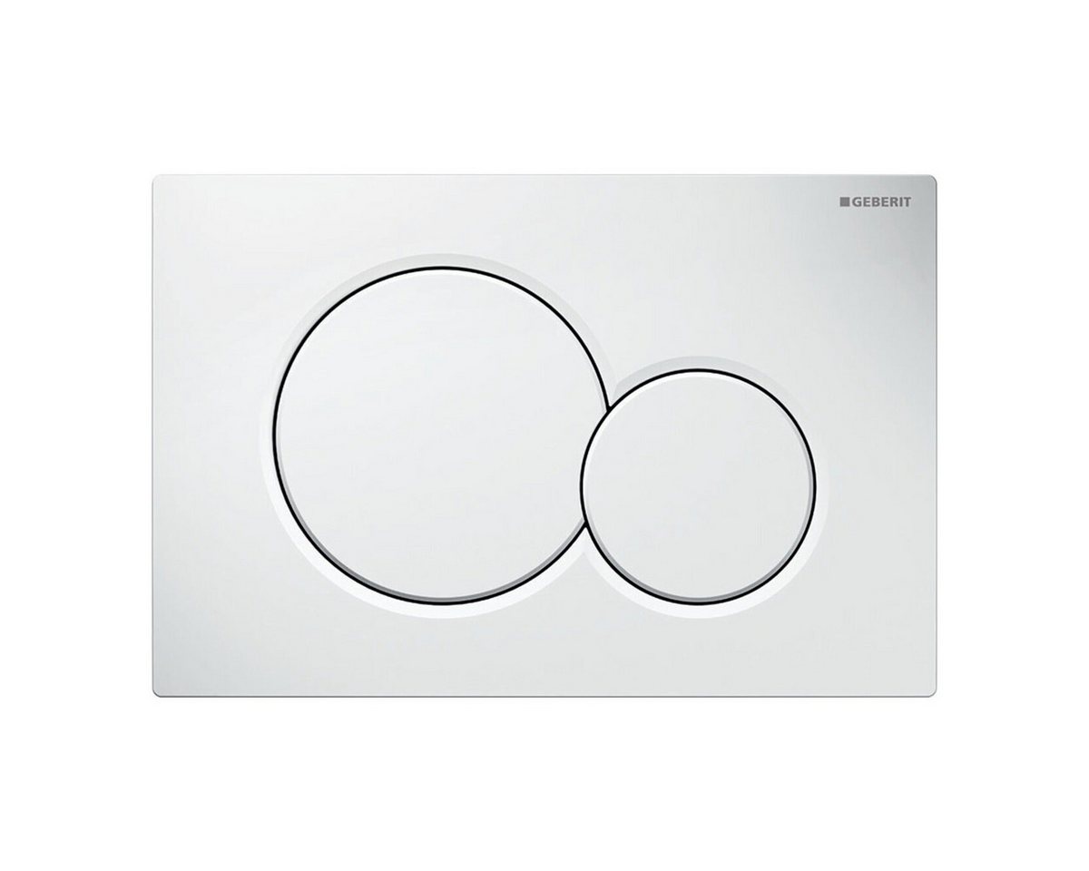 GEBERIT Betätigungsplatte 115.770.11.5, (1 tlg), Geberit Sigma01 Betätigungsplatte für 2-Mengen-Spülung, Round