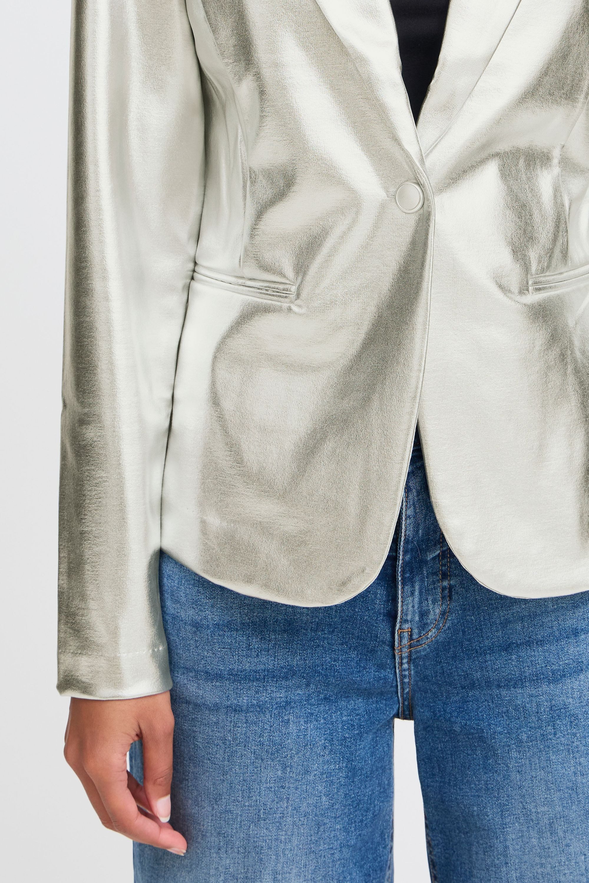 Ichi Jackenblazer IHKATE METALLIC BL