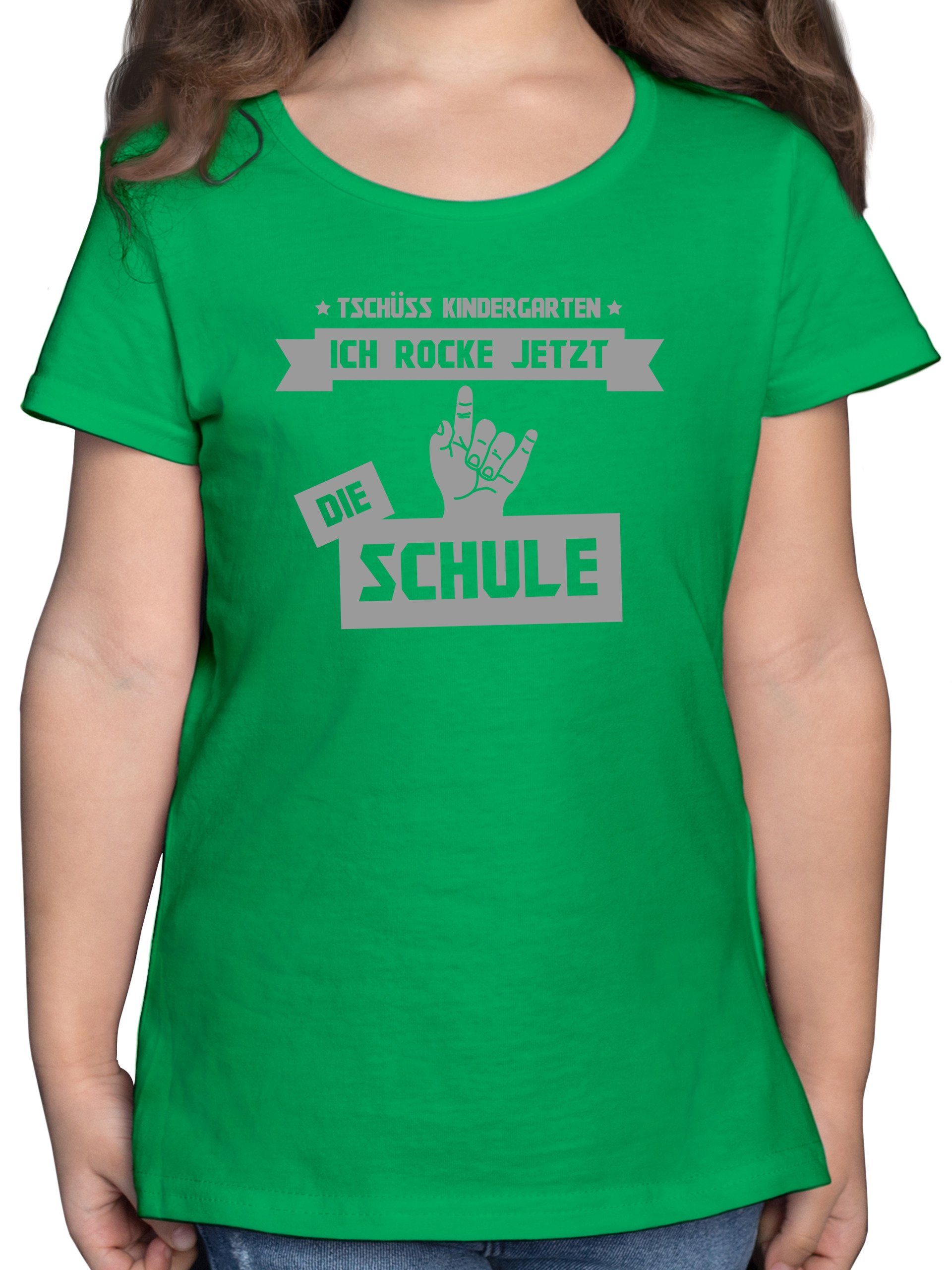 Shirtracer TShirt »Tschüss Kindergarten ich rocke jetzt die Schule