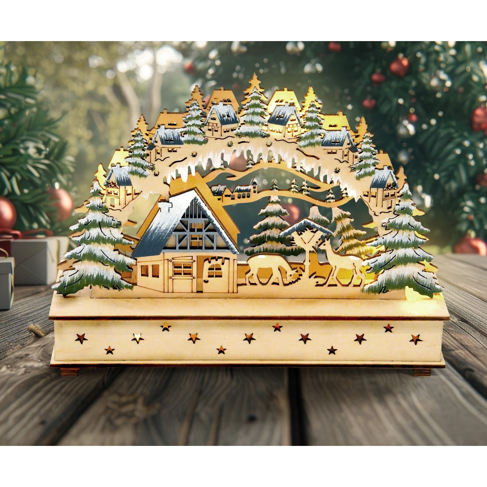 HTI-Living Schwibbogen Leuchtbogen LED (1-tlg), Schwibbogen