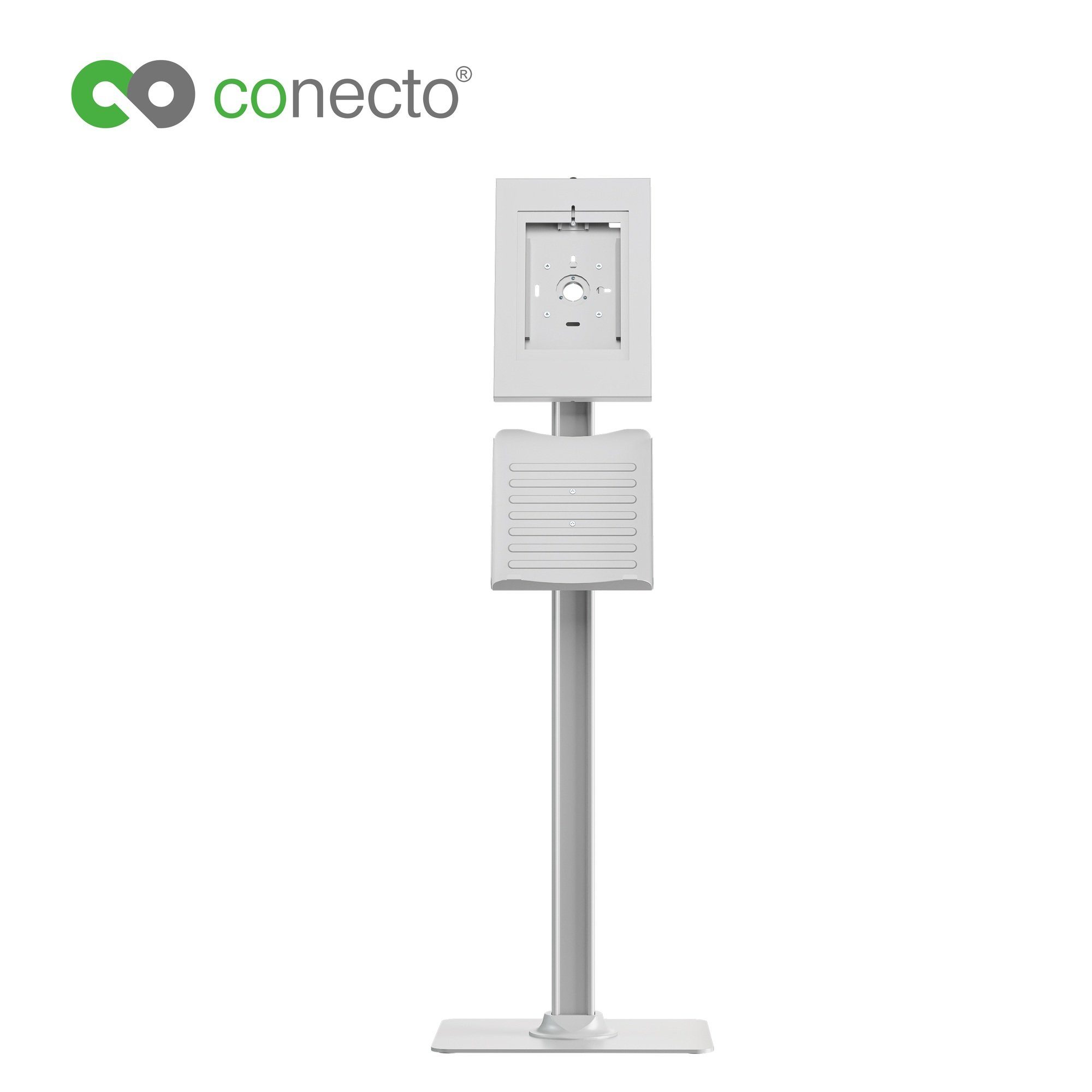 conecto Tablet-Ständer conecto Bodenständer für Tablet, mit abschließbarem Stahlgehäuse für