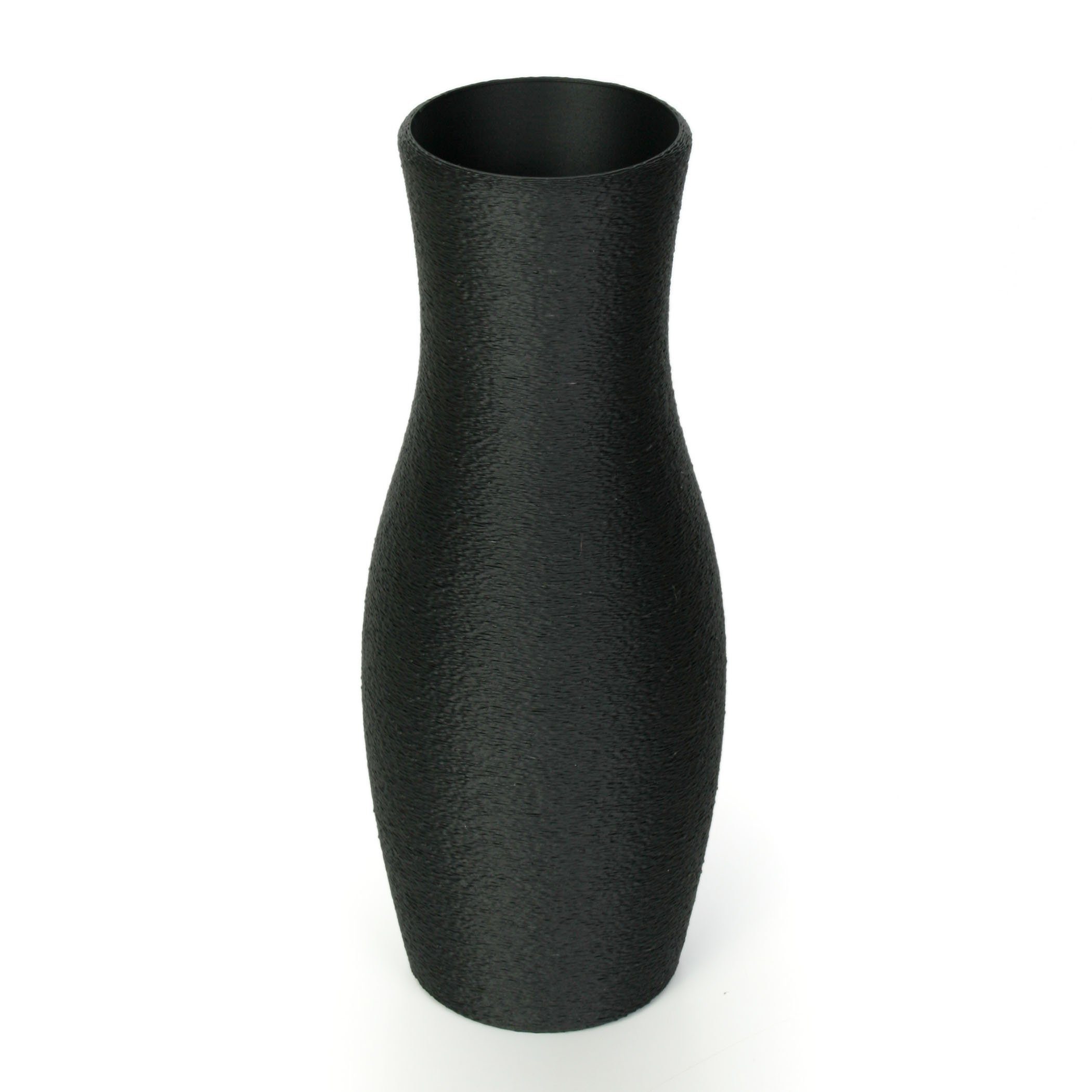 2 (Set, Designer wasserdicht Kreative Schwarz aus Vasen-Set Bronze Feder & Vasen), Bio-Kunststoff – aus Dekovase nachwachsenden Set Rohstoffen; Blumenvasen Dekorative aus & bruchsicher bestehend