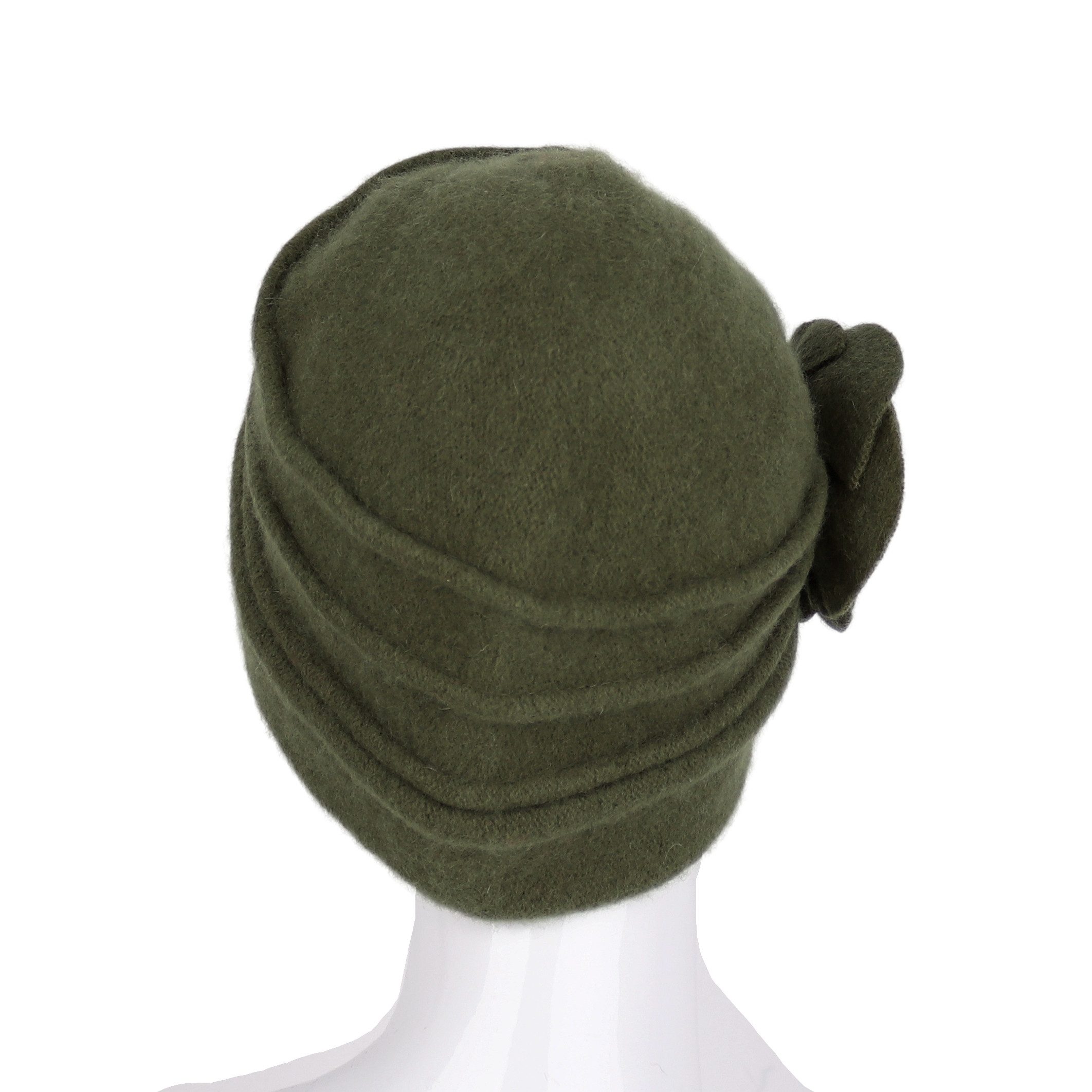 MIRROSI Filzhut Damen Wollfilzhut Wollhut mit Blumen 100% Schurwolle günstig online kaufen