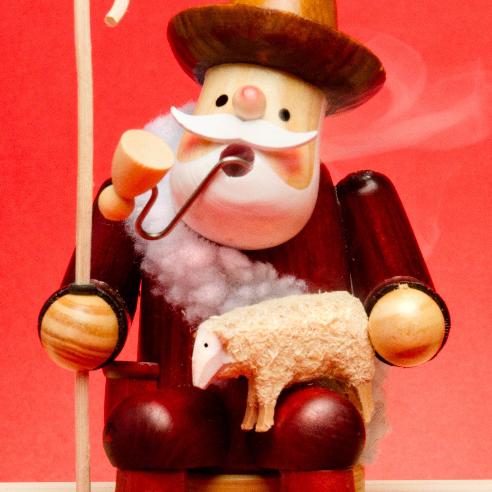 SIKORA Weihnachtsfigur RM-A Kantenhocker Holz Räuchermännchen H:16,5 cm - verschiedene Motive