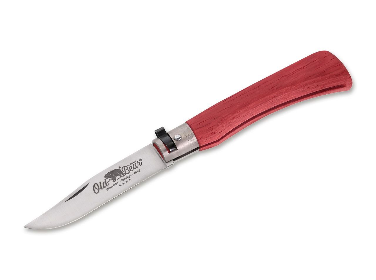 Old Bear Taschenmesser Taschenmesser Old Bear Full Color, Größe M, (langlebig, korrosionsbeständig und ideal für präzise Schneidarbeiten), Old Bear Full Color M Red