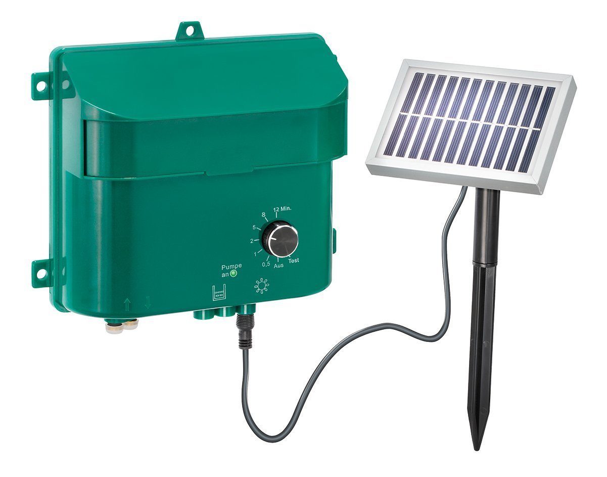 esotec Bewässerungssystem Solar Bewässerungssystem Waterdrops Komplettset mit 15 Sprinklern