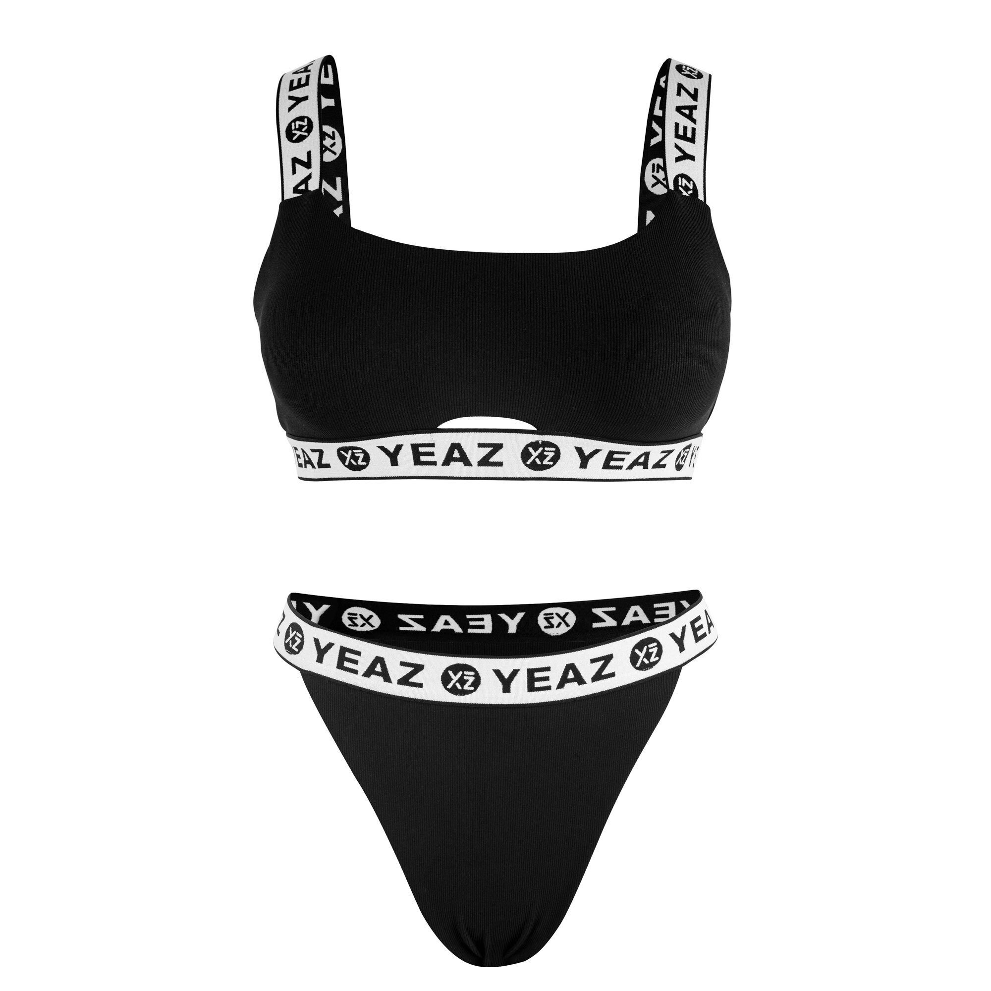bikini-set YEAZ Bikini-Set (2-St) Bustier-Bikini BAGATELLE schwarz