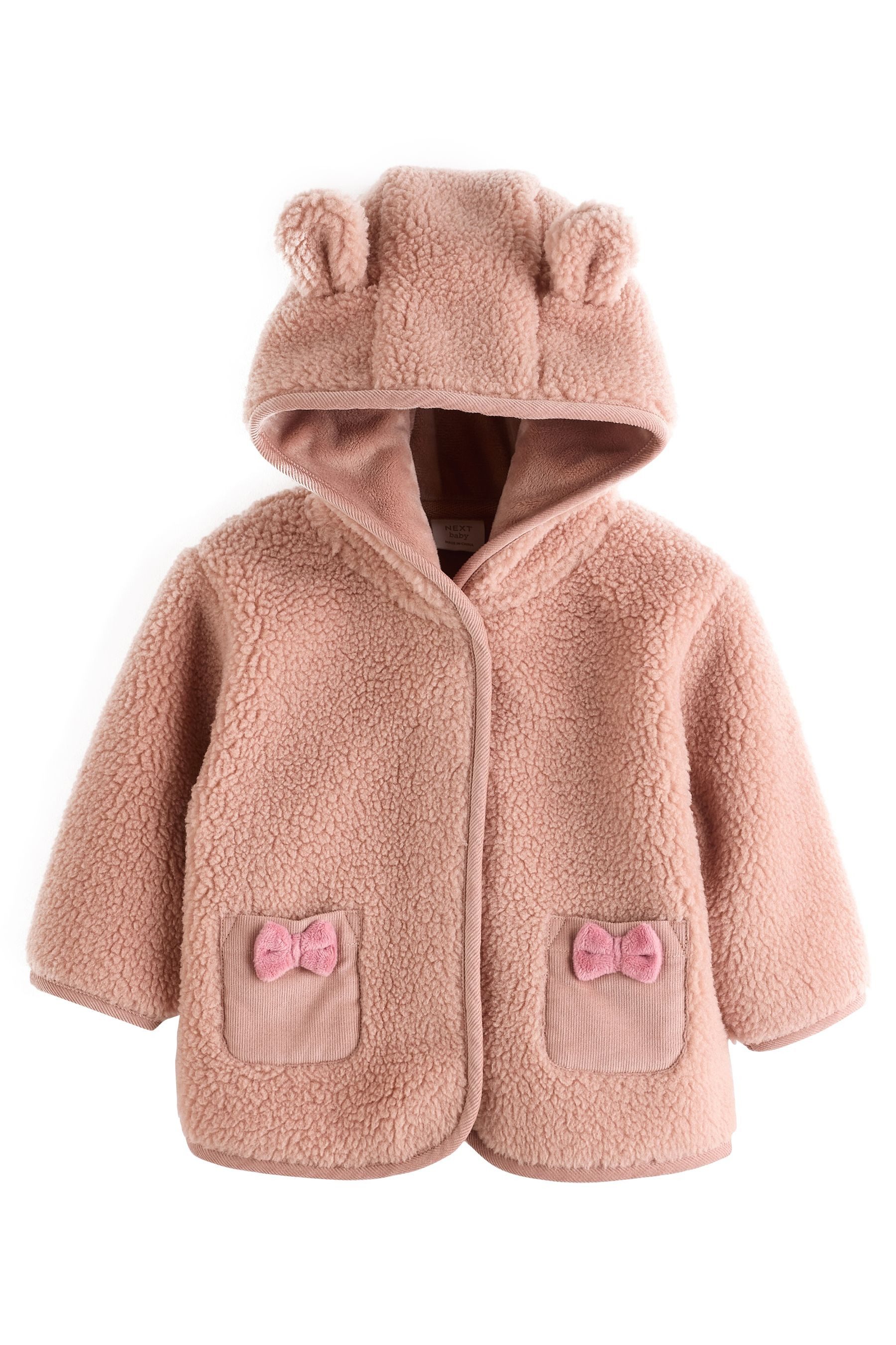 Next Fleecejacke Baby Fleecejacke aus Borg (1-St)