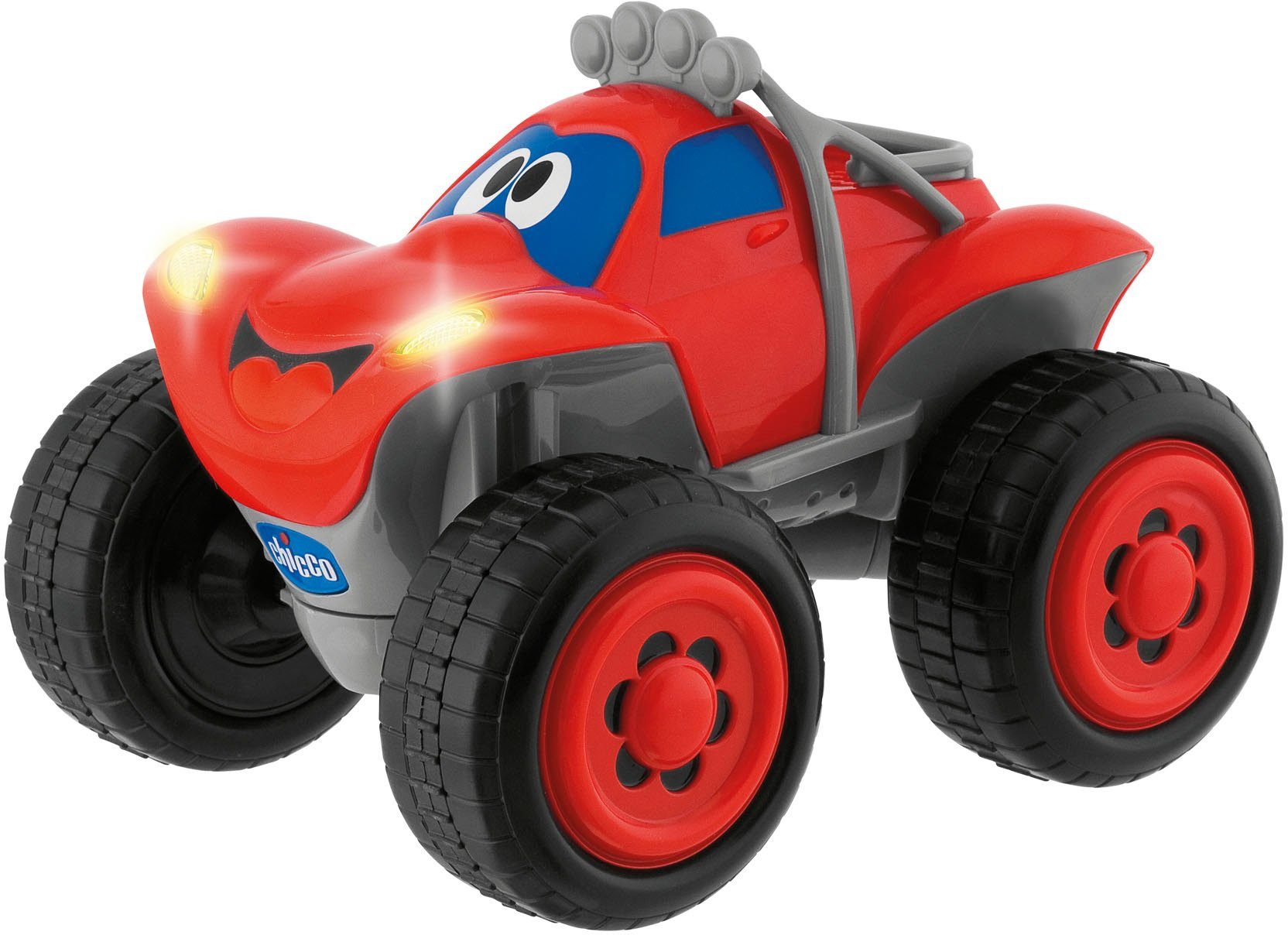 Chicco RC-Auto Billy Bigwheels, Rot, mit Licht und Soundfunktion