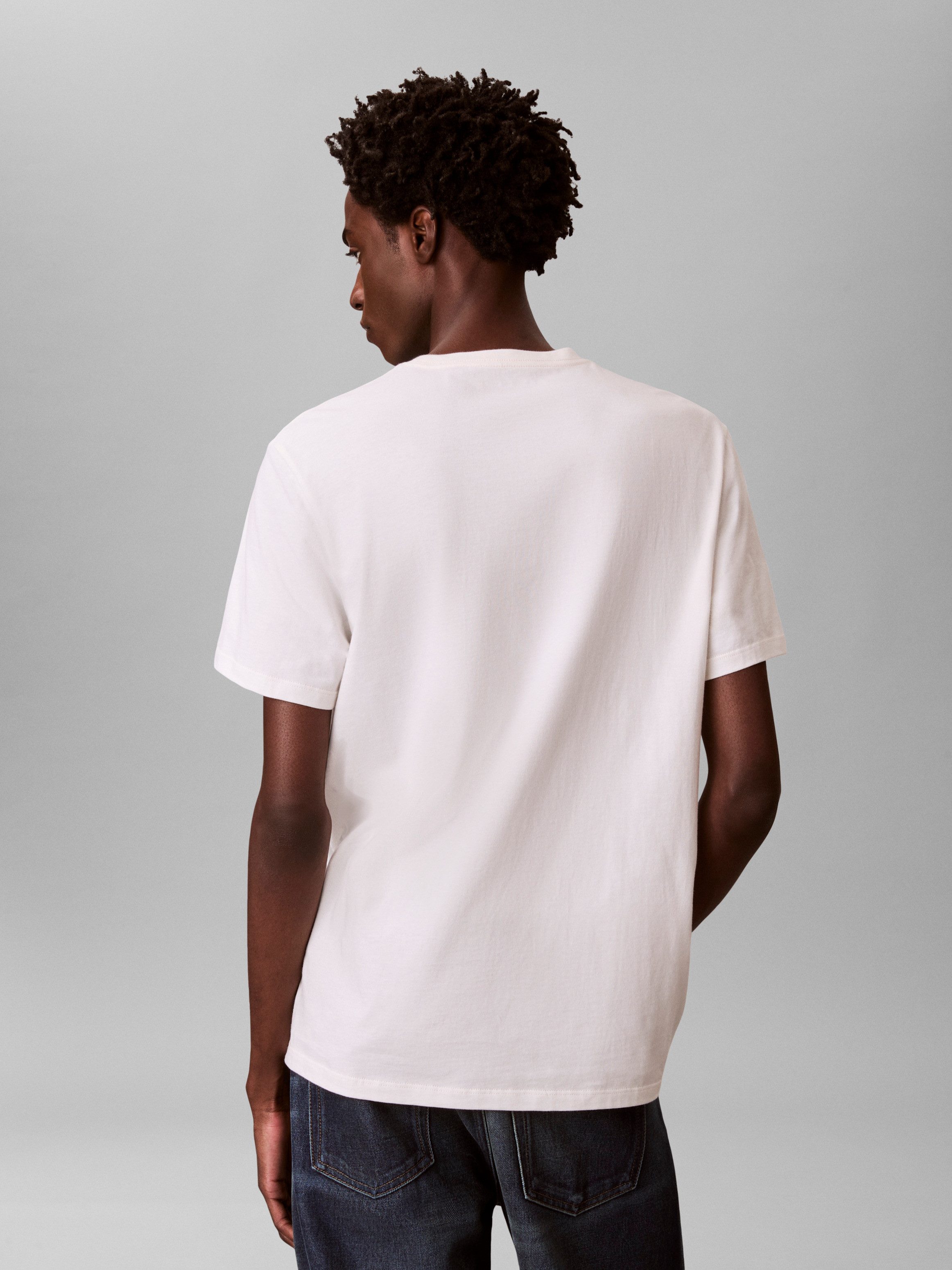 Calvin Klein T-Shirt Regular Fit, Rundhalsausschnitt, Logodruck günstig online kaufen