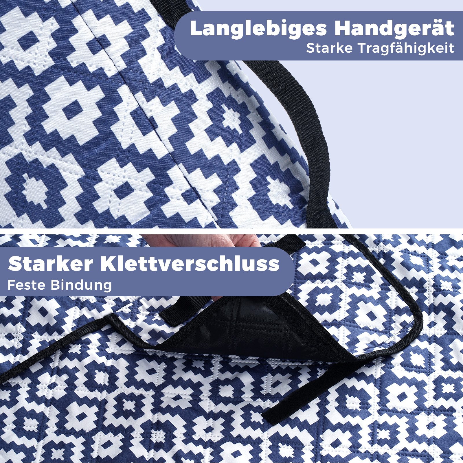 Picknickdecke Wasserdicht Groß Faltbar Strandmatte Campingdecke mit 4 Eckschlaufen, Oak&Tea