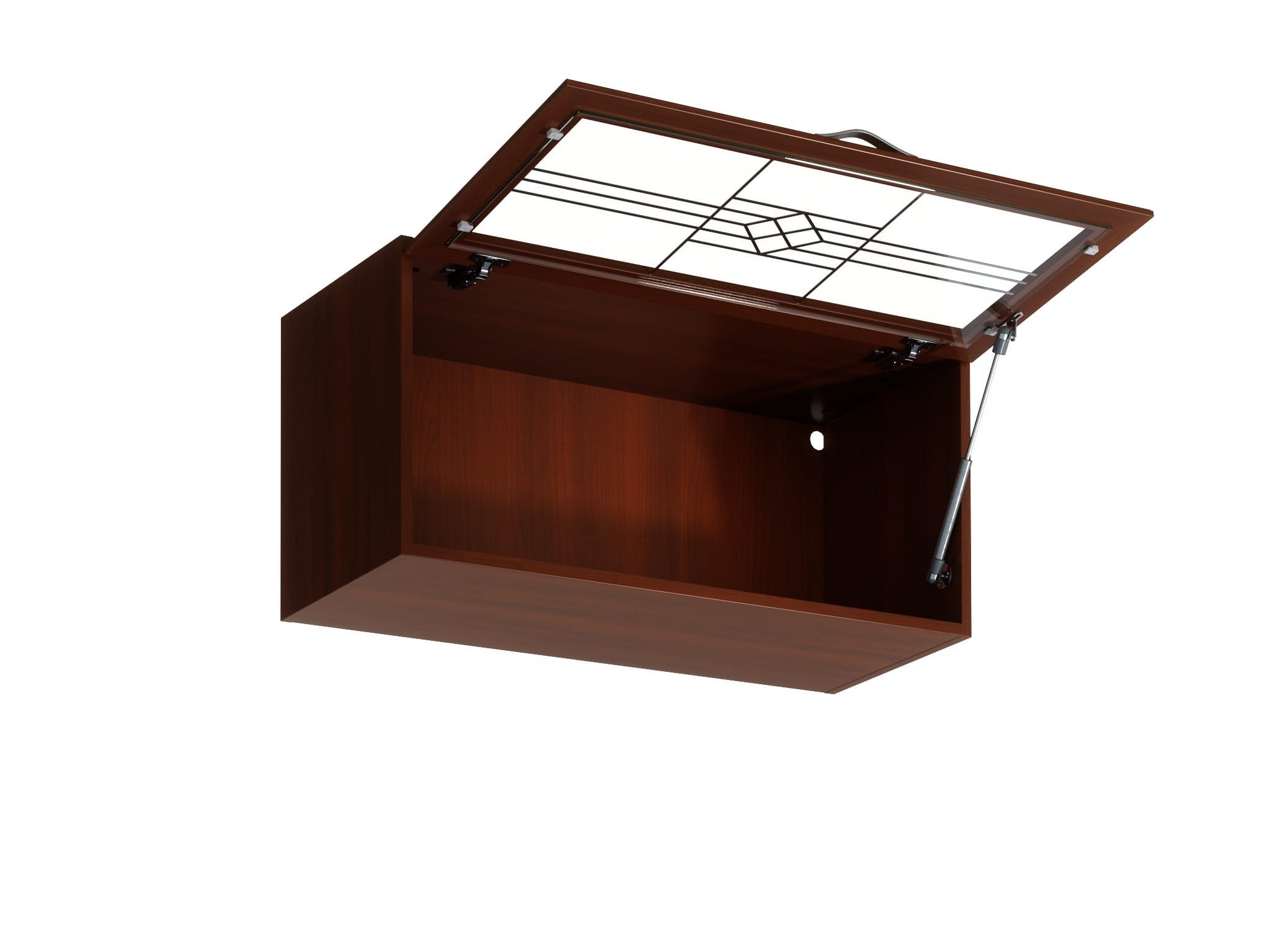 ROYAL24_MARKT Glashängeschrank - Sycylia Milano Küchen Hängeschrank 80 cm mit Glastür (Packung, 1-St., Serie Sycylia Milano – G80KS) Stilvoll – Hochwertig – Modern