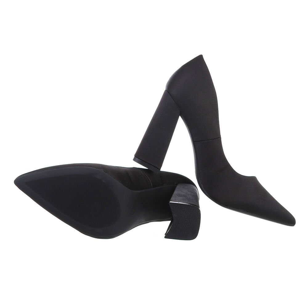 Ital-Design Damen Abendschuhe Elegant High-Heel-Pumps Blockabsatz günstig online kaufen