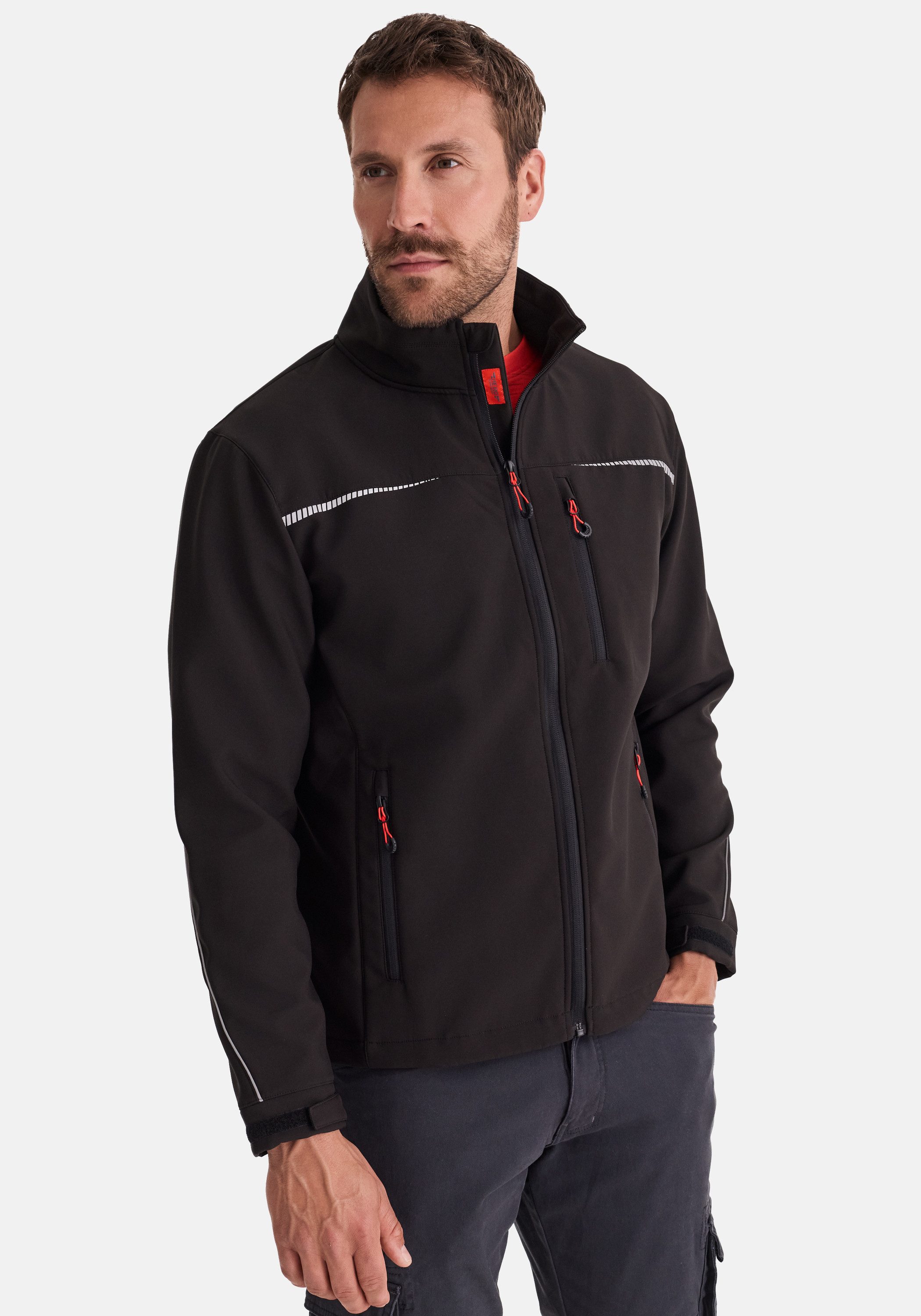 HERO by John Medoox Fleecejacke JOEL Outdoor Fleecejacke Sherpa fleece Straight Fit Casual Sherpa für Herren