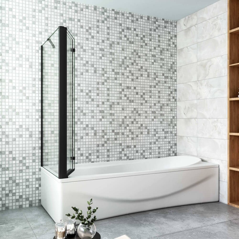 Duschparadies Badewannenaufsatz 130*140*70/75/80cm Faltwand Aufsatz Duschab günstig online kaufen