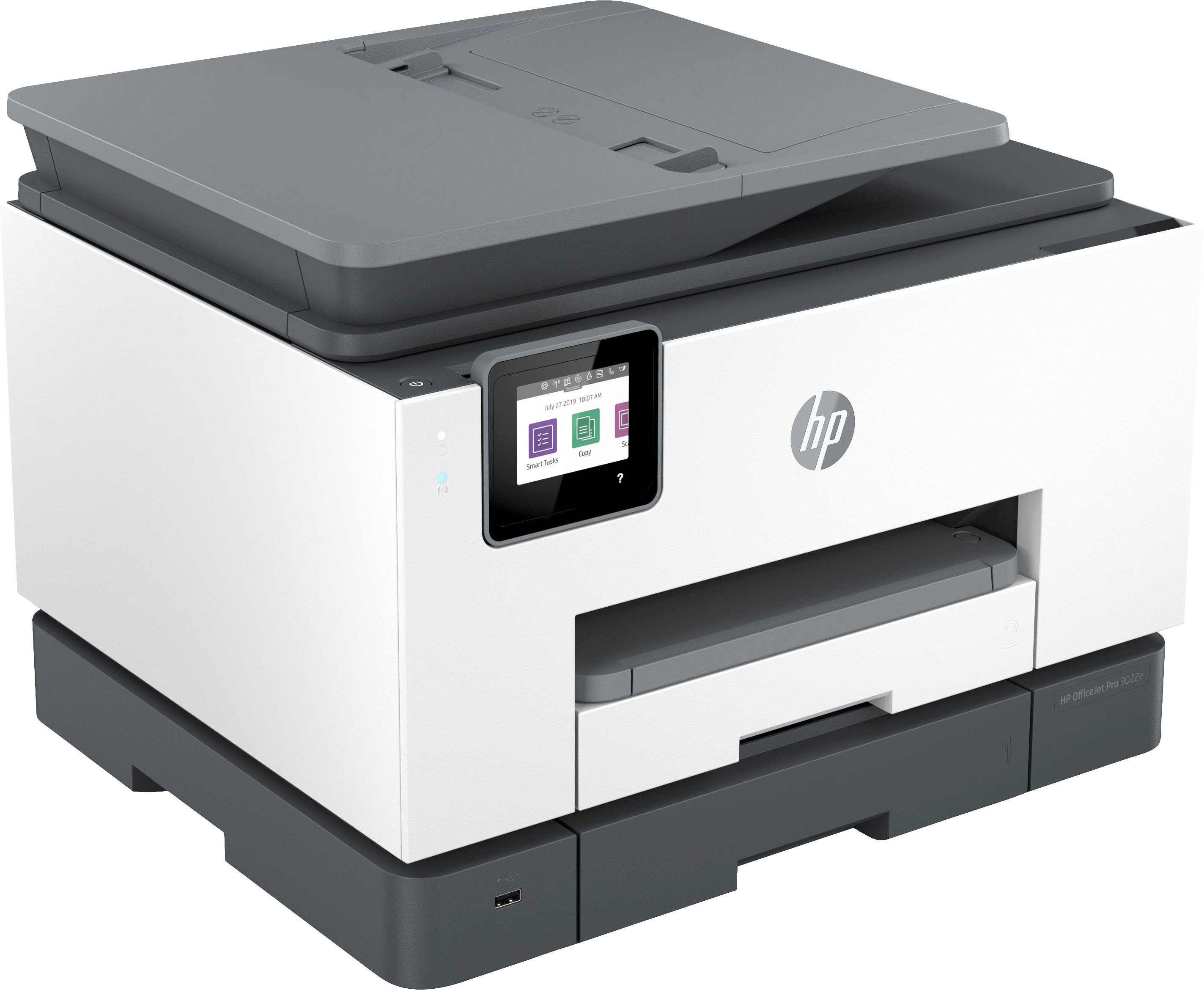 Instant (Wi-Fi), Ink OfficeJet WLAN (LAN HP+ (Ethernet), kompatibel) Multifunktionsdrucker, 9022e color A4 Pro HP AiO