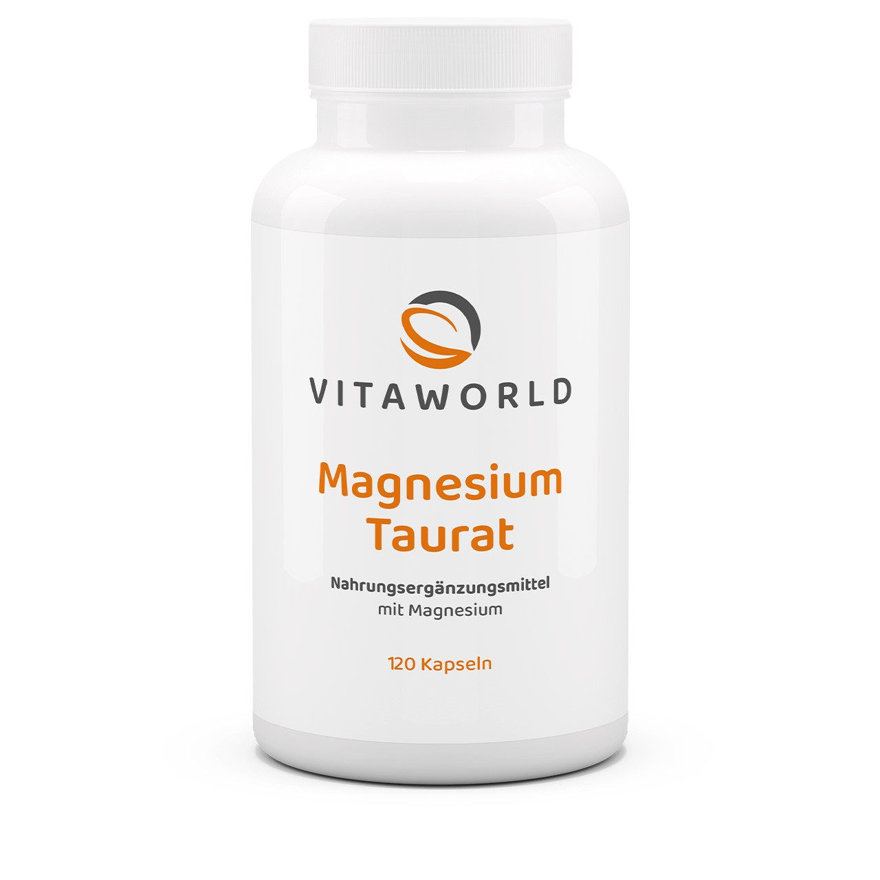 vitaworld Magnesiumtaurat - 300 mg elementares Magnesium pro Tagesdosis Kapseln, 120 St., 104.4 g