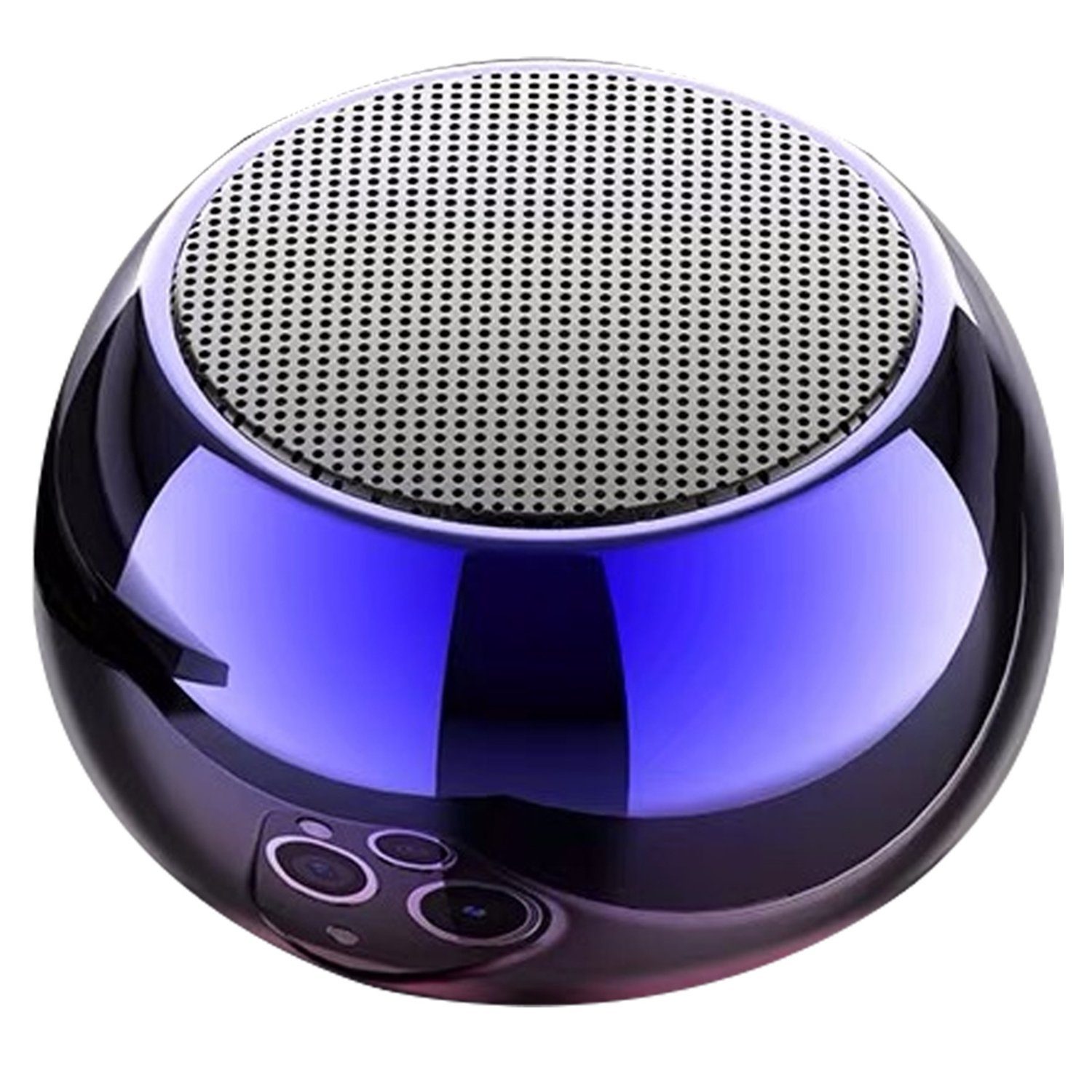 Devenirriche Bluetooth-Duschlautsprecher, Portable Bluetooth Lautsprecher Blau Bluetooth-Lautsprecher Blau.