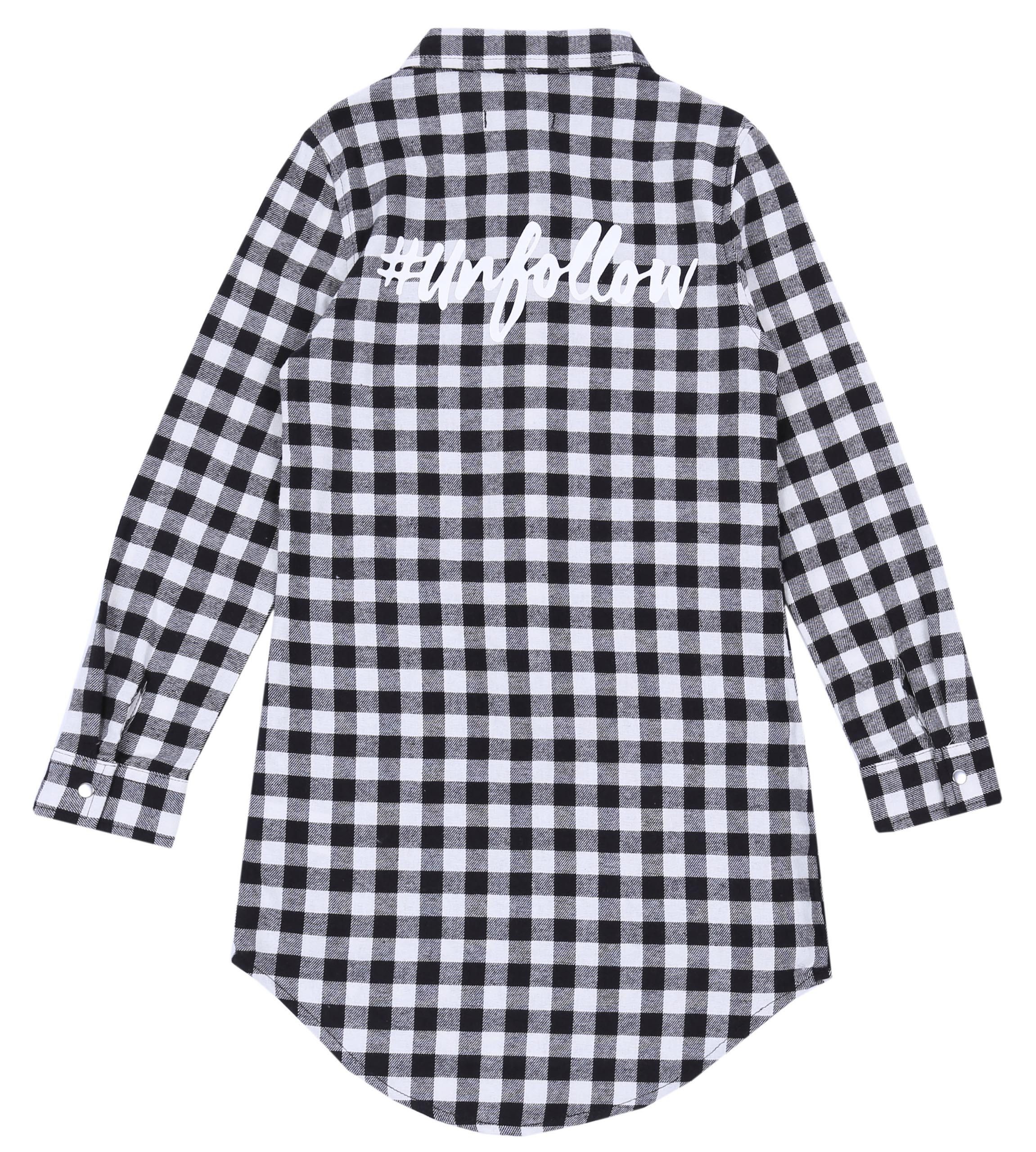 Sarcia.eu Shirtkleid Kariertes Kleid mit Hemdschnitt 9-10 Jahre