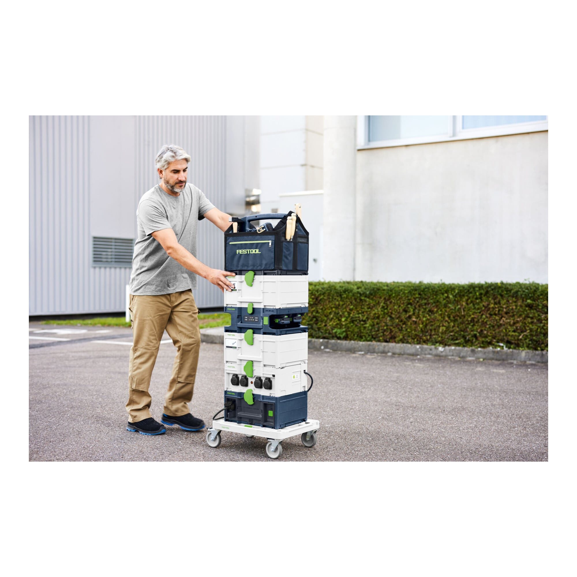 FESTOOL Festool Schnellladegerät SYS-MC 6/4 Batterie