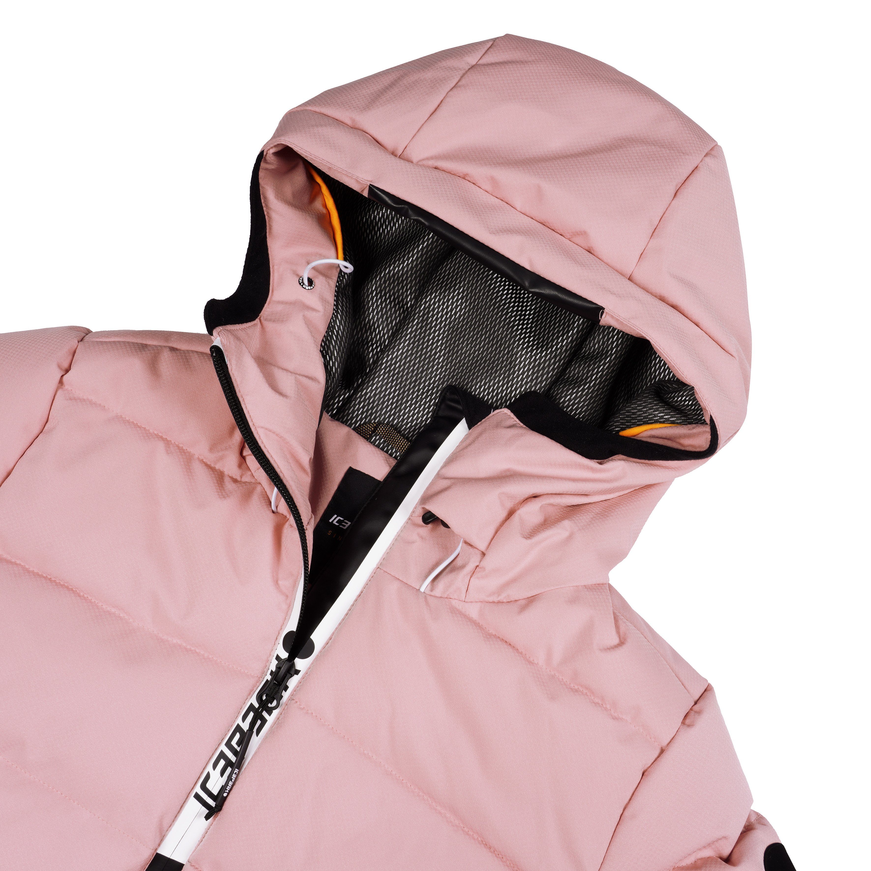 Icepeak Skijacke mit rosa-schwarz Reißverschluss