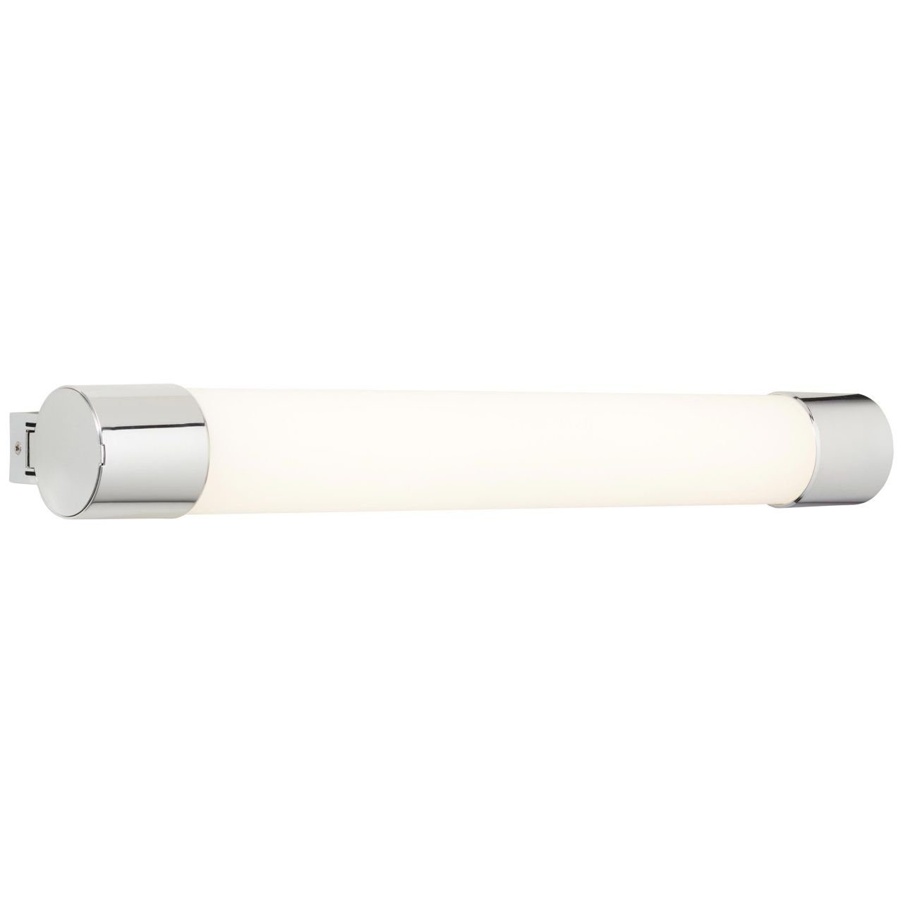 Brilliant Wandleuchte Horace, 4000K, Lampe LED Horace Wandleuchte weiß/chrom 10W LED 1x Steckdose integri