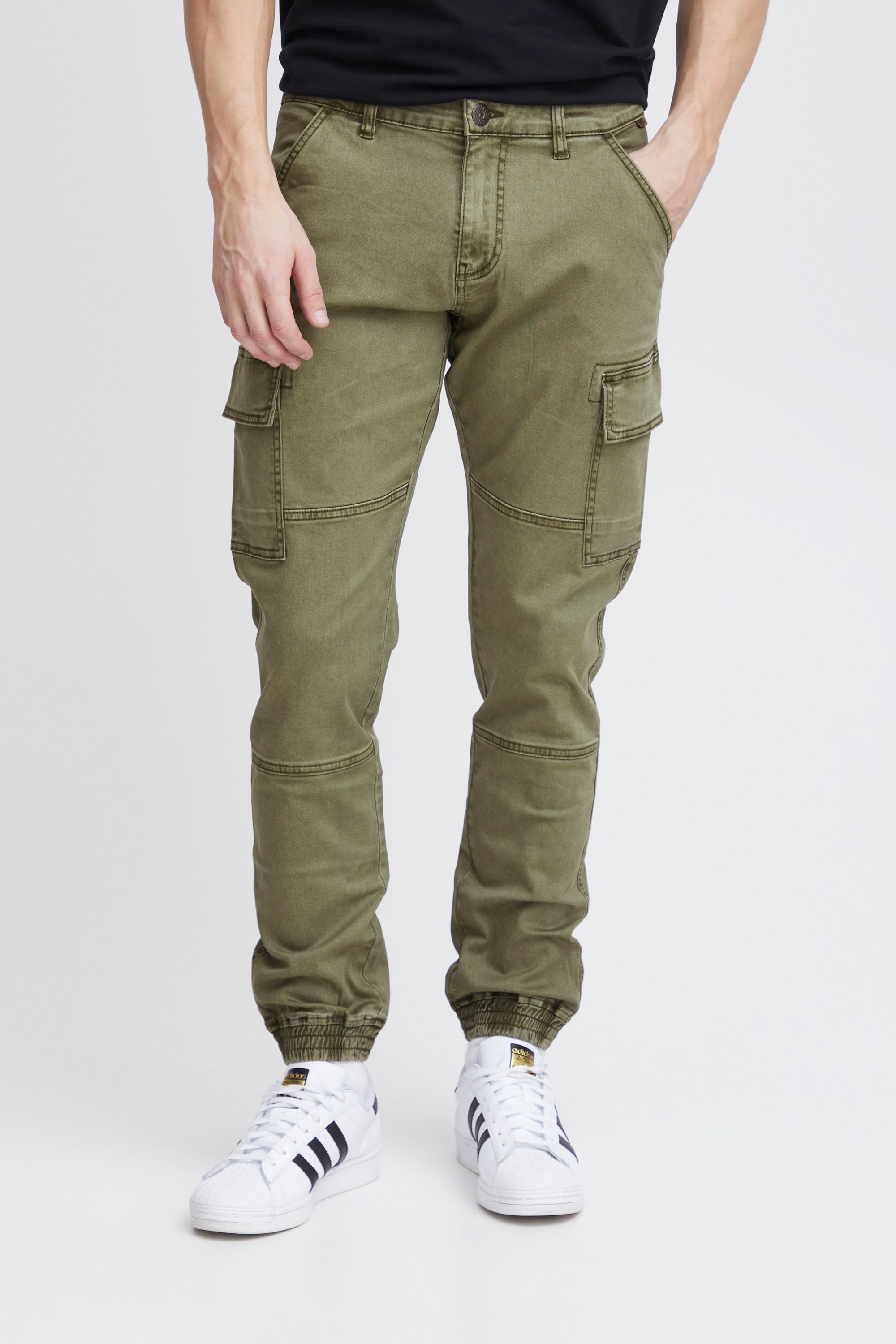 Indicode Cargohose IDBromfield Lange Hose mit elastischen Beinbündchen günstig online kaufen