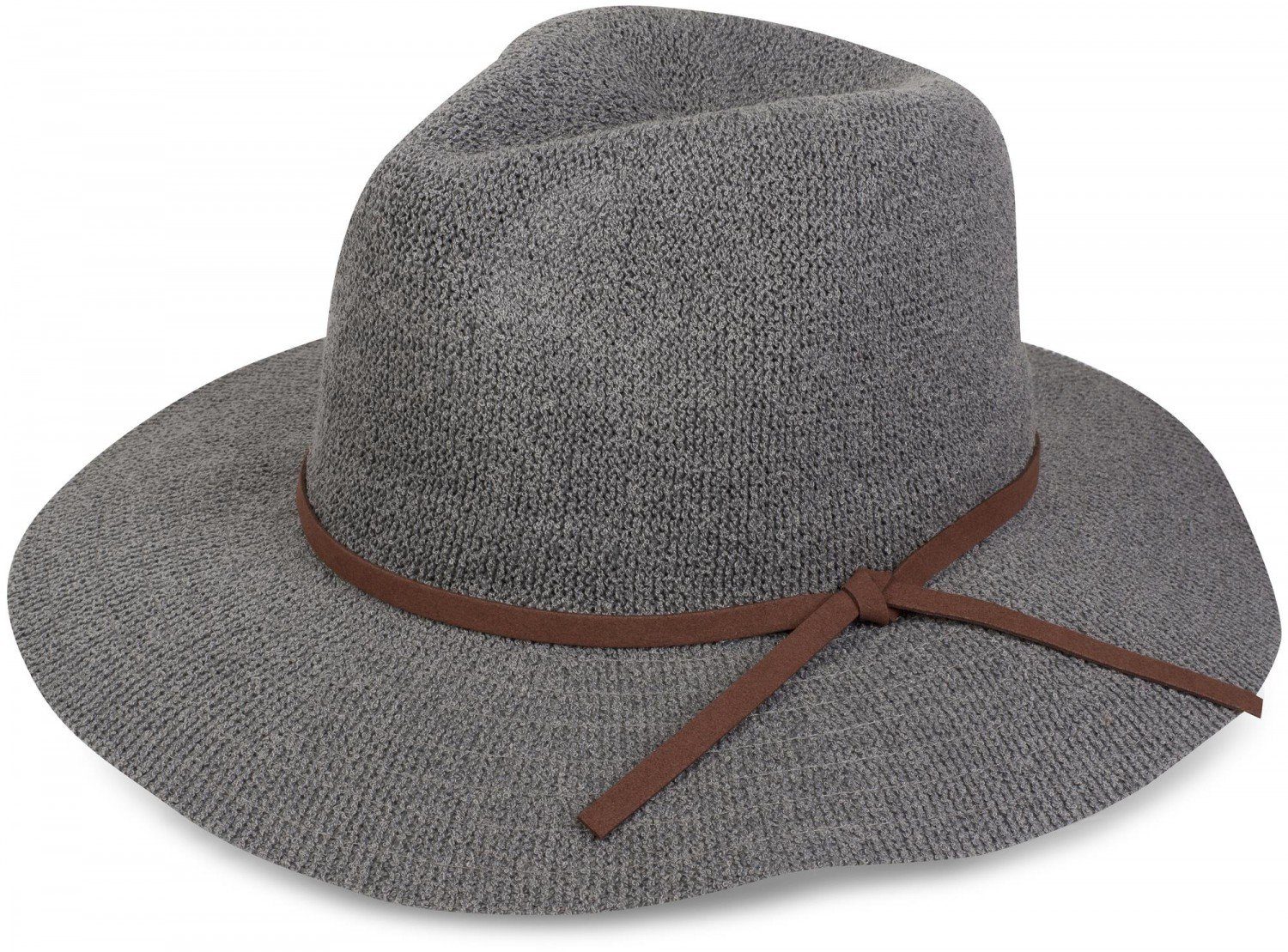 styleBREAKER Fedora Fedora Knautschhut mit Zierband (1-St)