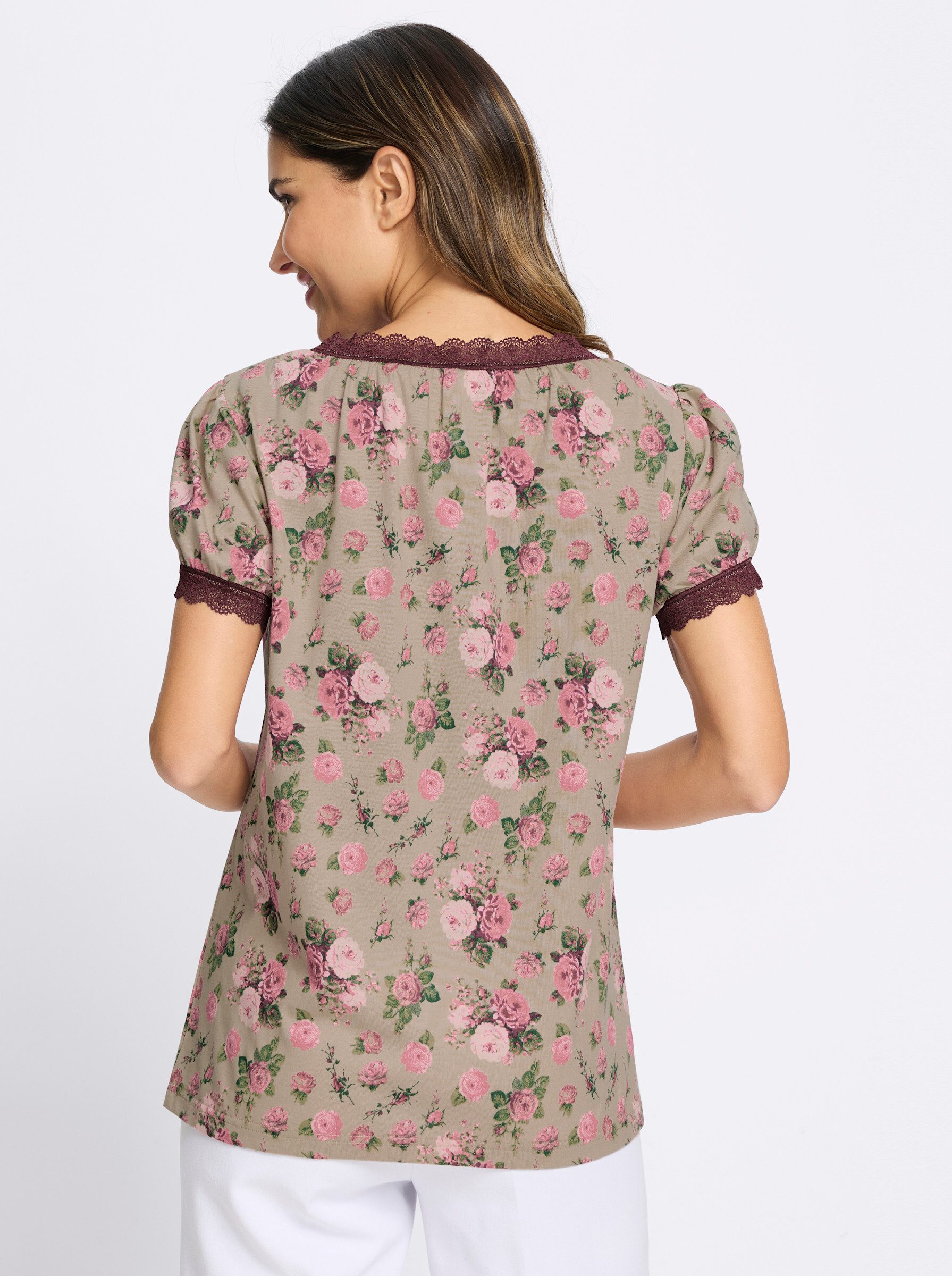Sieh an! T-Shirt Trachtenshirt Kurzarm