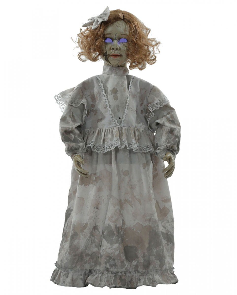 Horror-Shop Dekofigur Viktorianische Geisterpuppe als Halloween Figur im