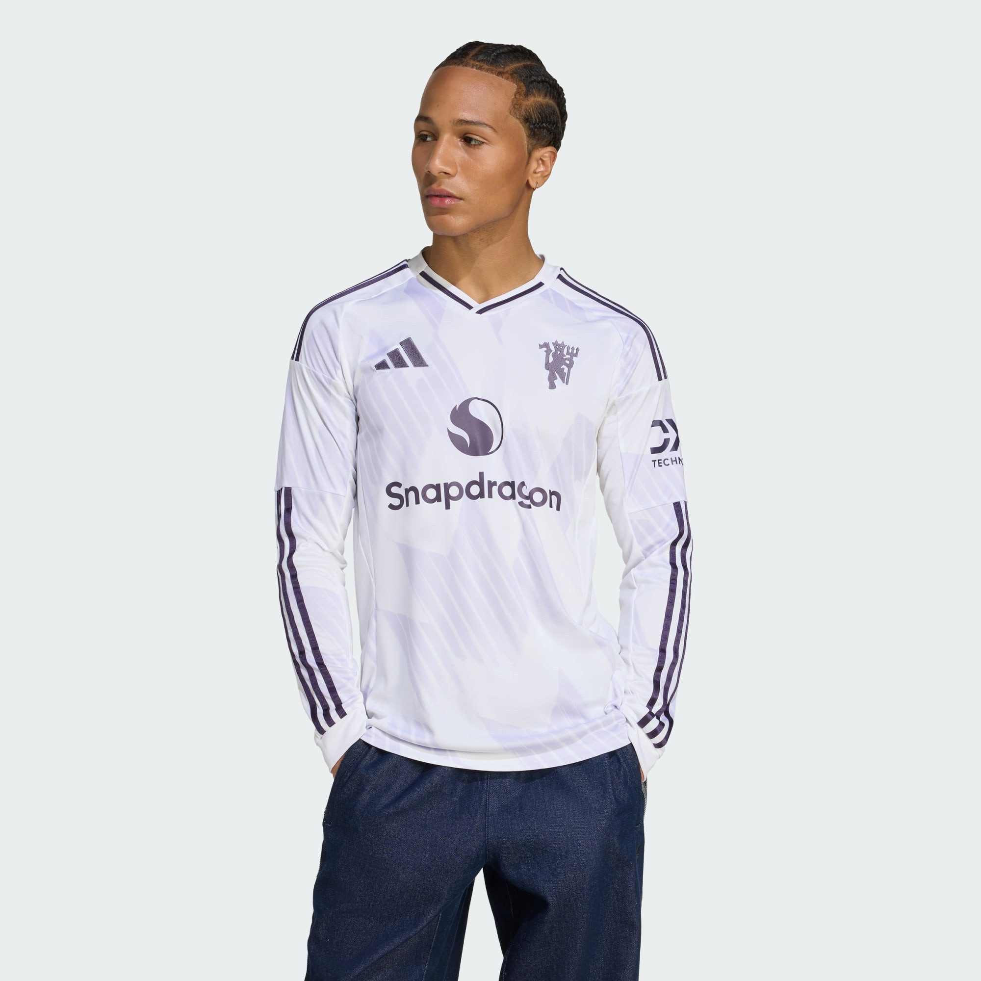 adidas Performance Fußballtrikot MANCHESTER UNITED 25/26 LONG SLEEVE AUSWÄRTSTRIKOT