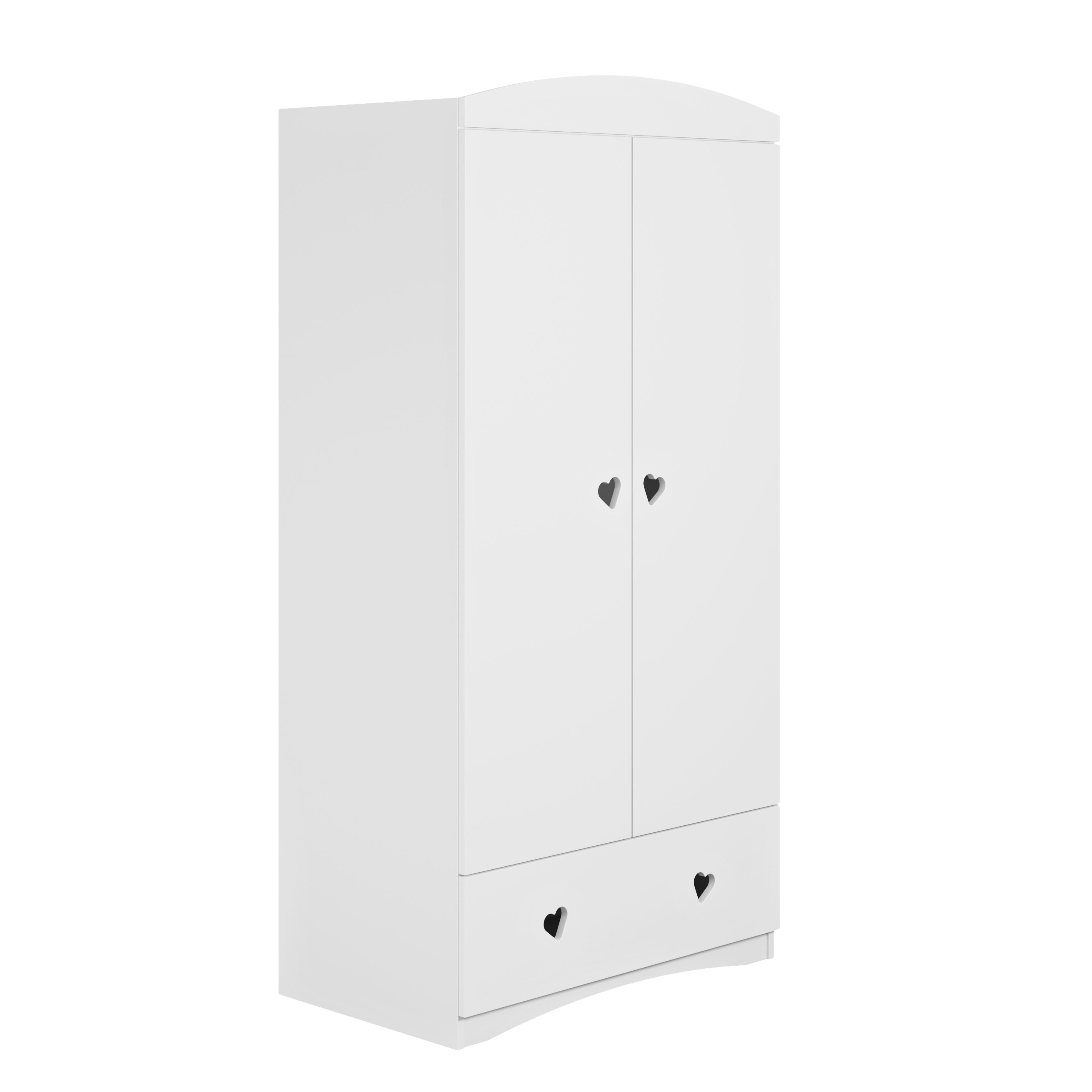 Raumhirsch Furniture Kinderkleiderschrank Julia Drehtürenschrank Kleiderschrank