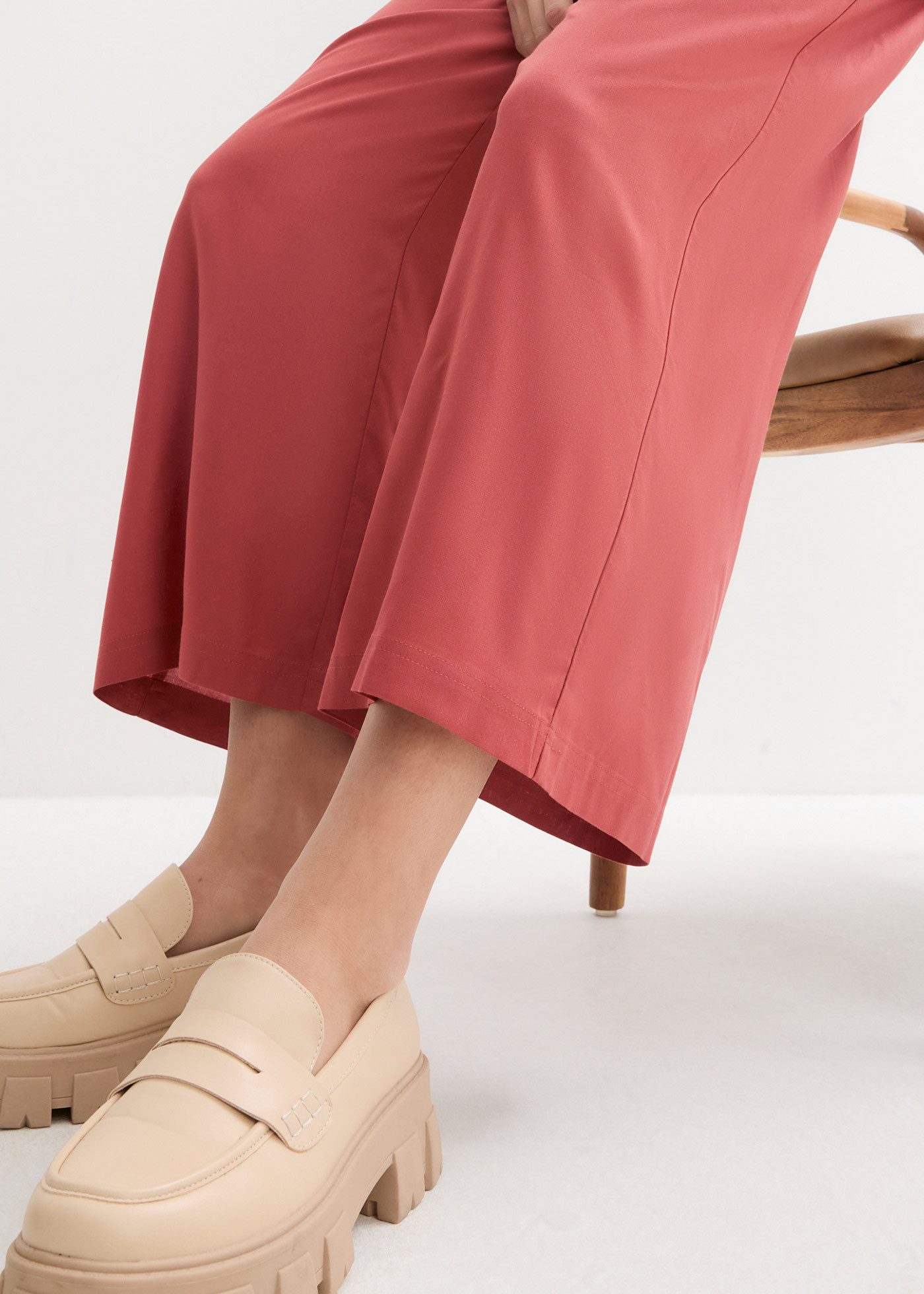 bonprix Culotte aus Viskose, mit elastischem Bund, Loose fit, weite Beinform